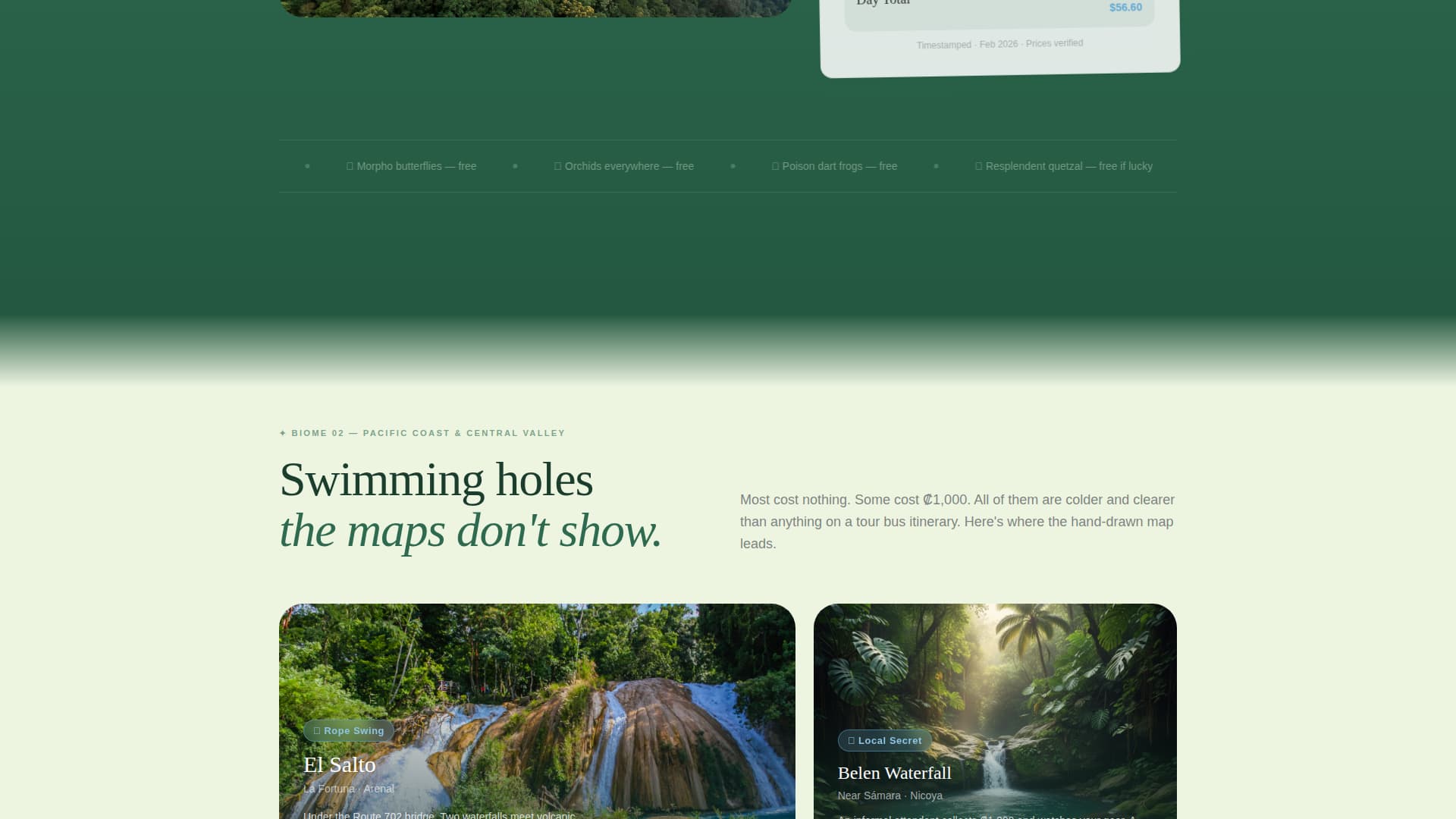Pura - Immersive Backpacker Landing Page Template