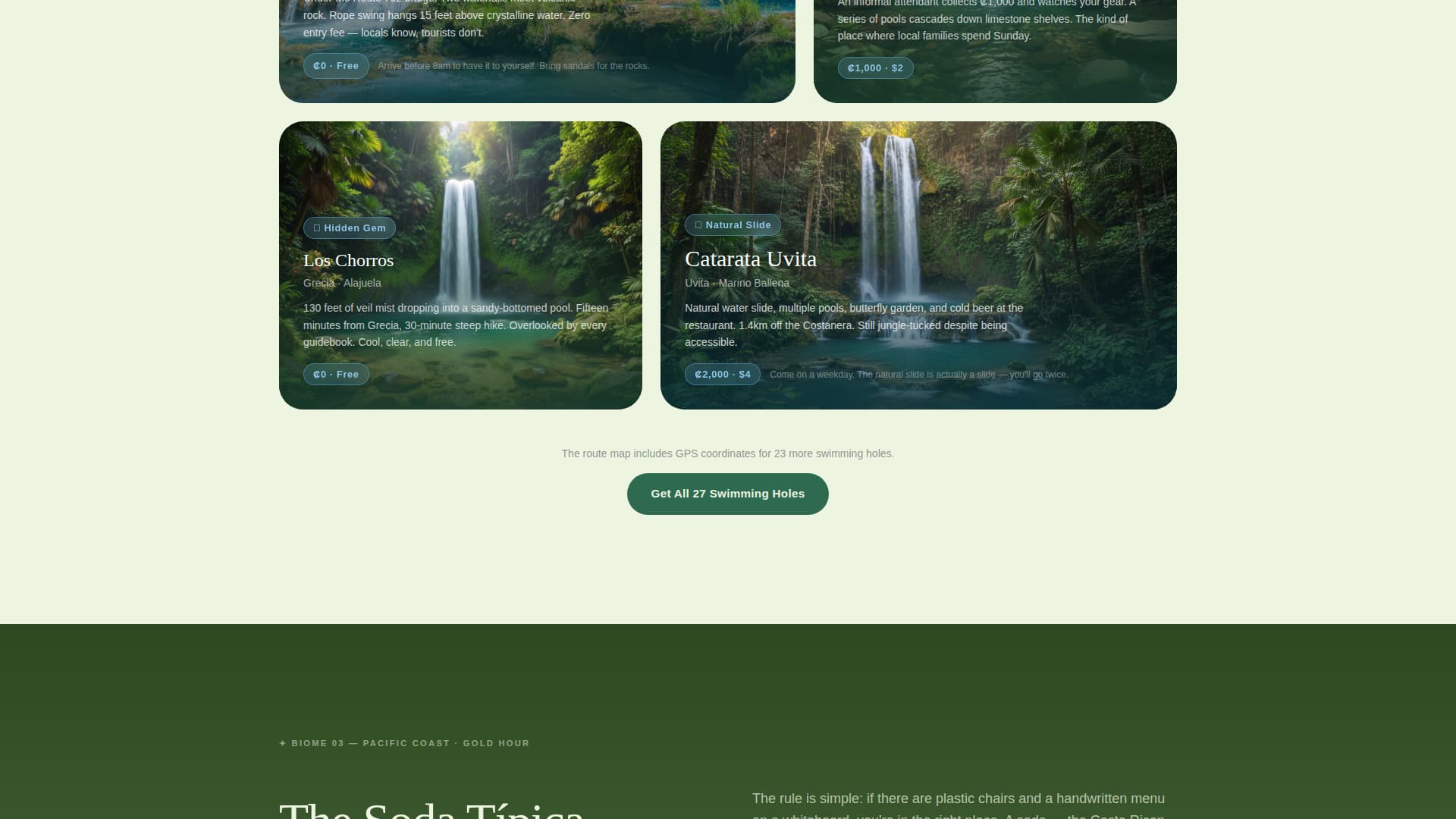 Pura - Immersive Backpacker Landing Page Template