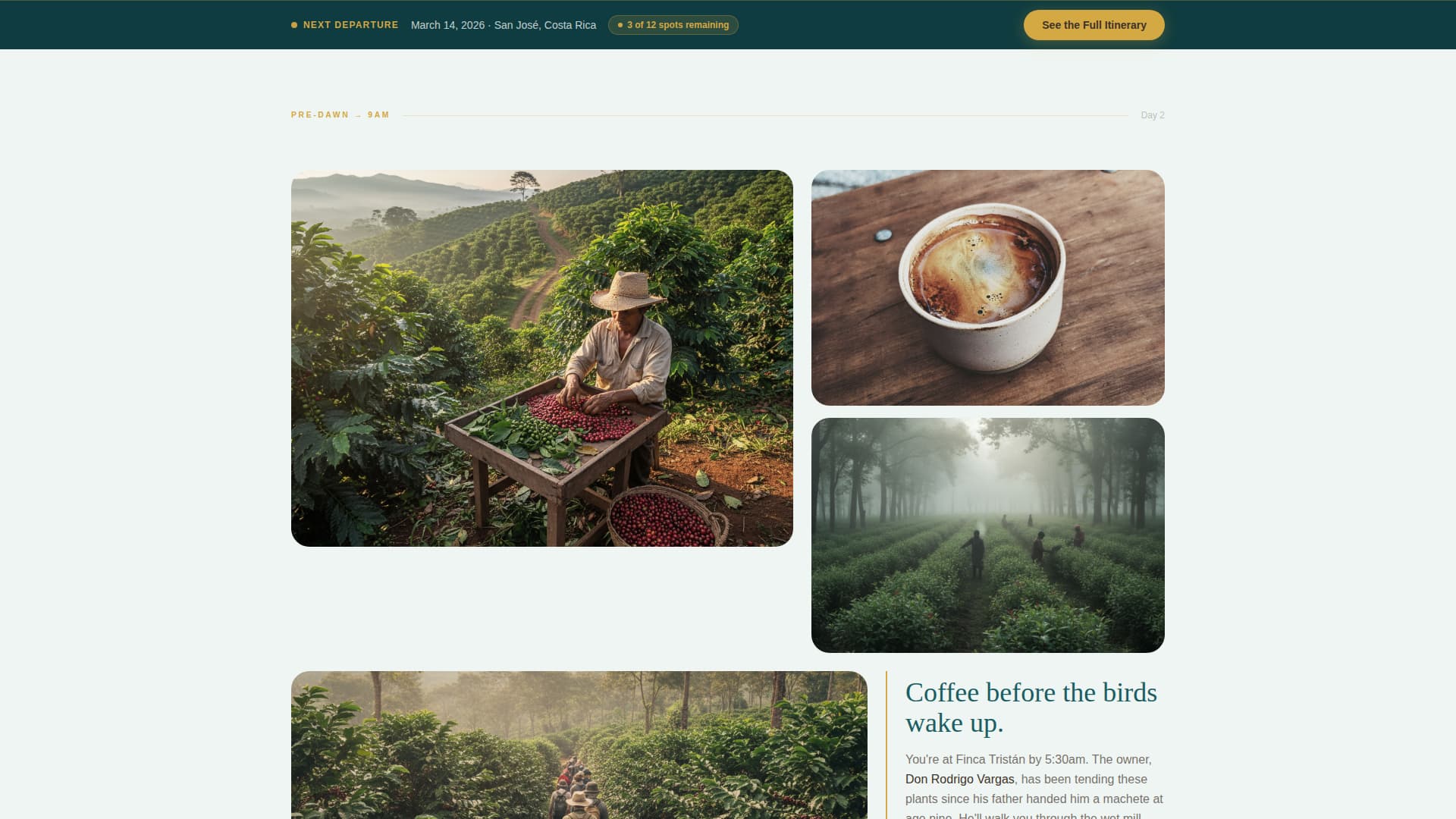 Jornada - Immersive Cultural Landing Page Template
