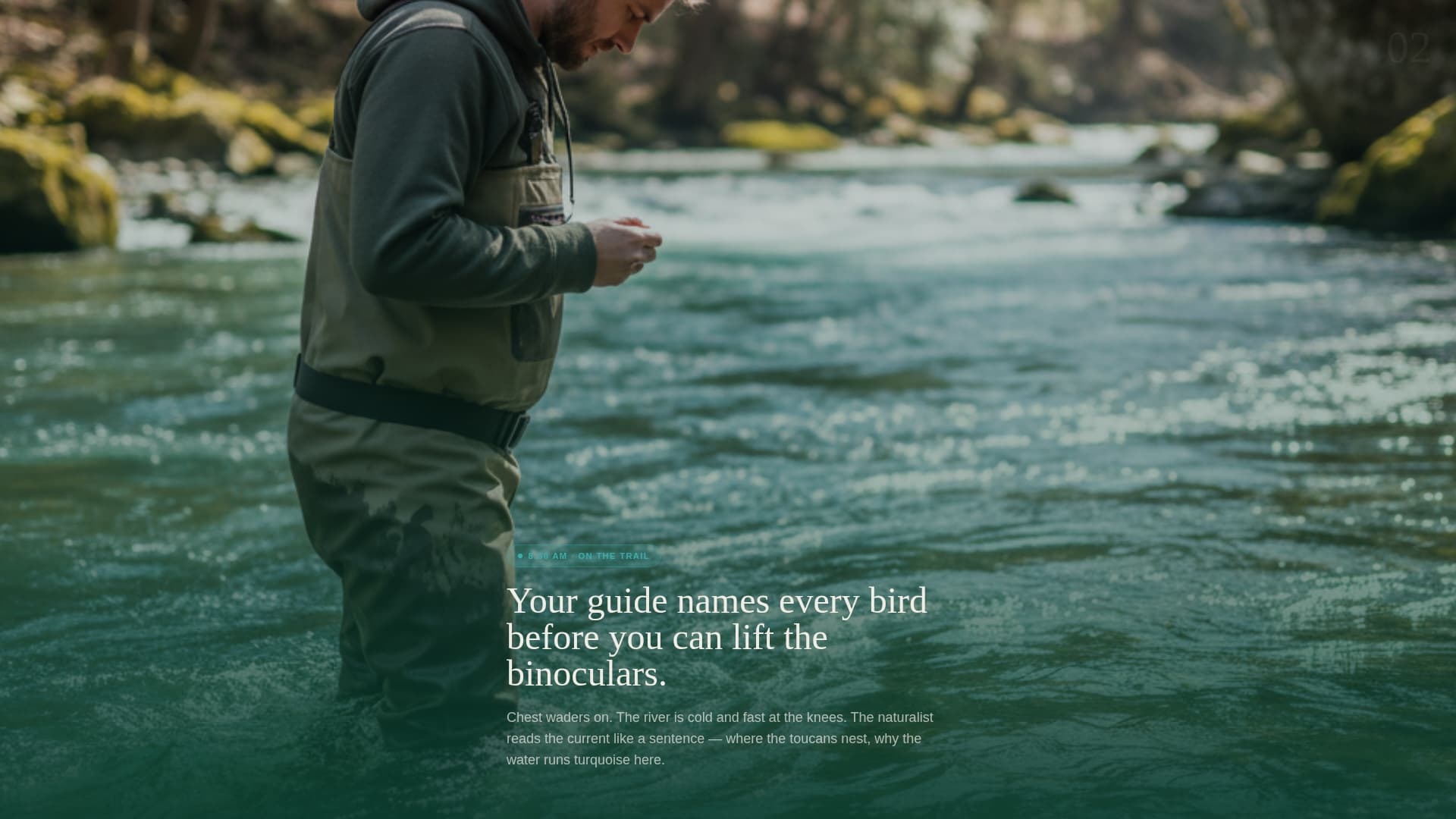 Trail — Adventure Experience Landing Page Template