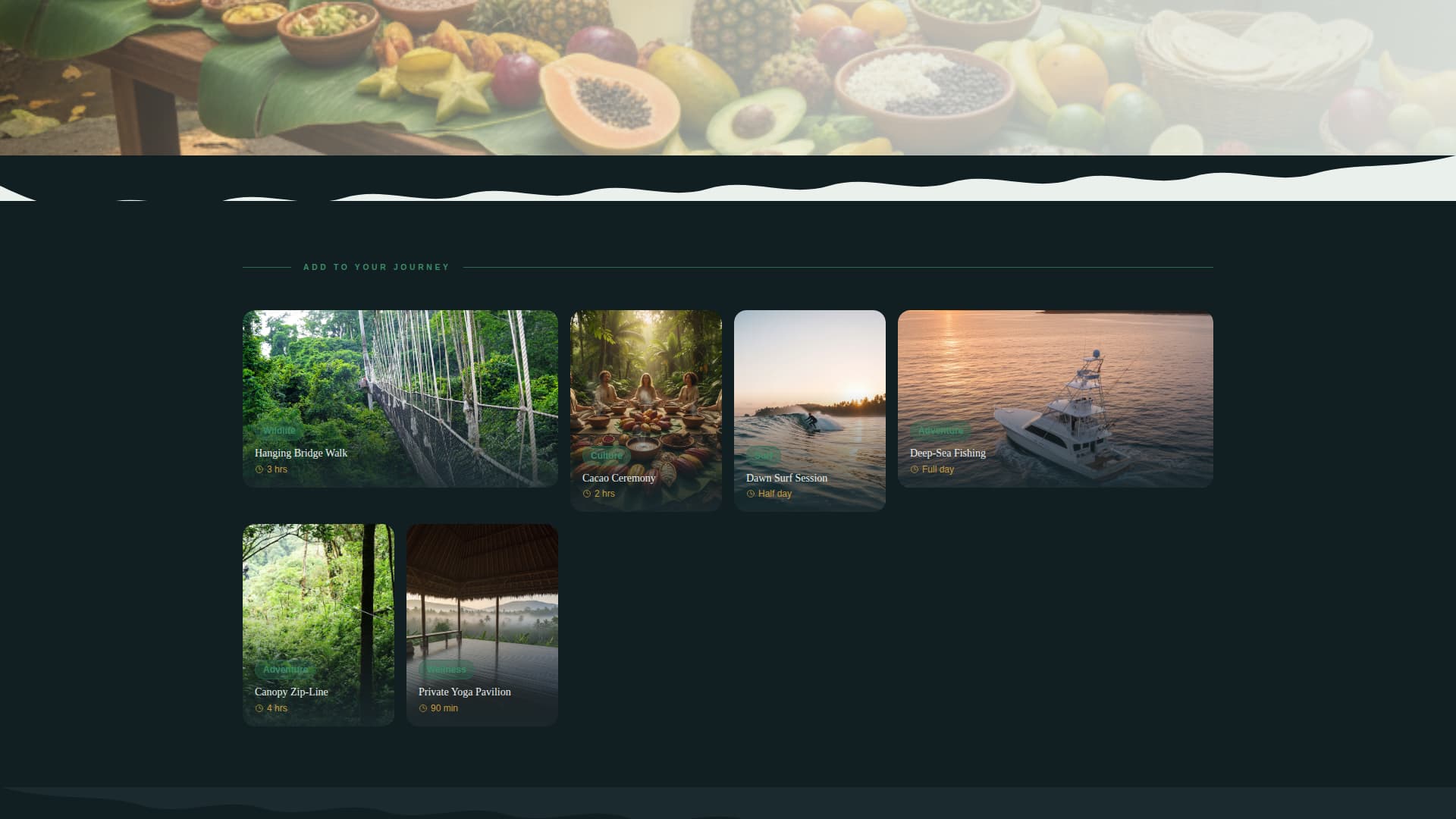 Jornada - Immersive Luxury Landing Page Template