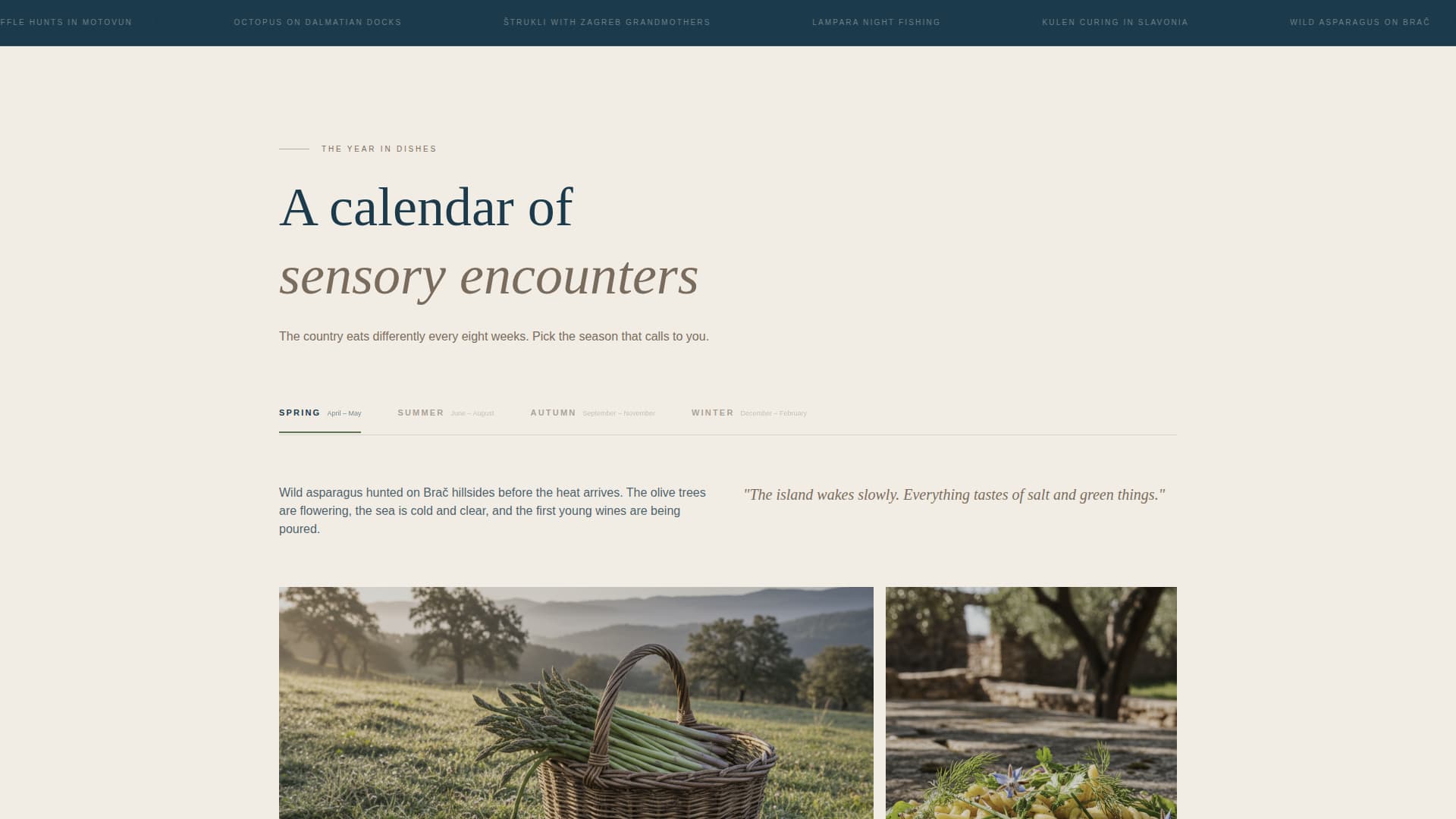 Okusi - Immersive Culinary Landing Page Template