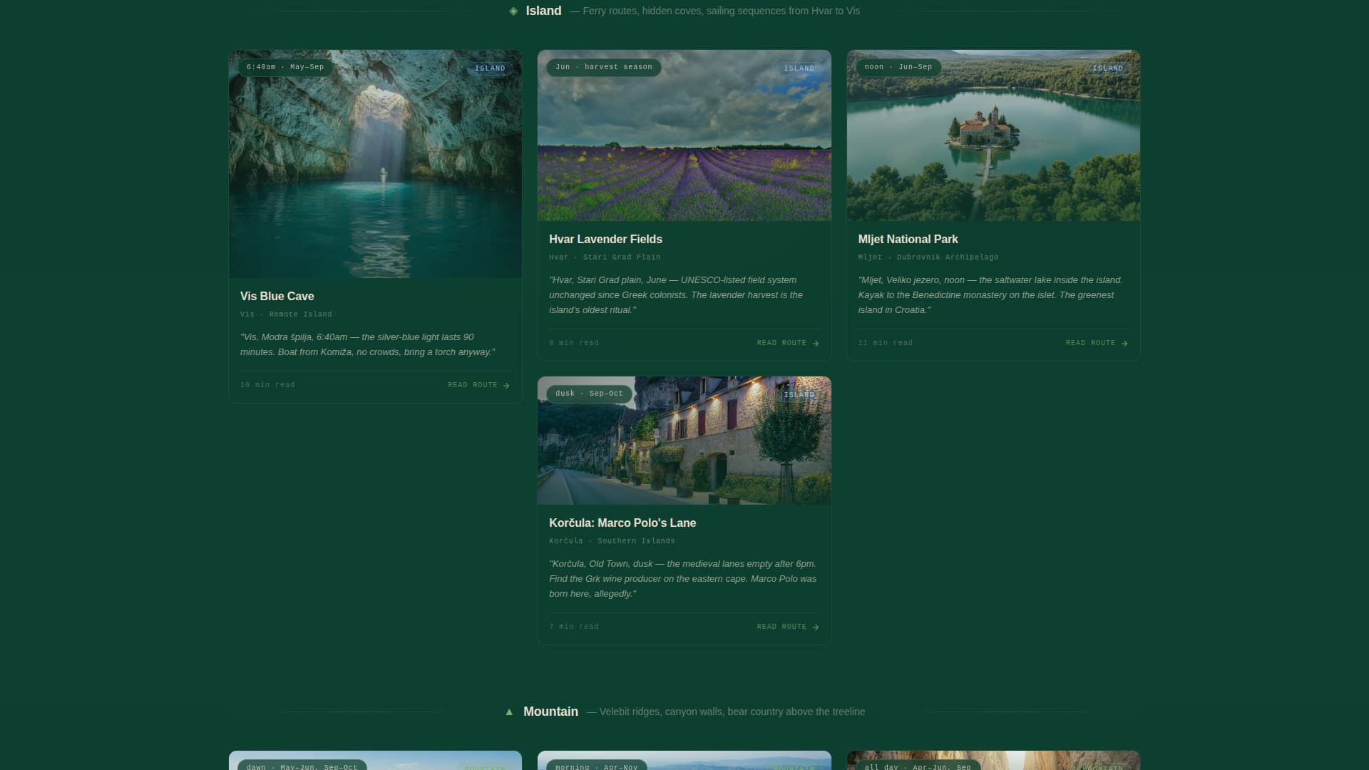 Dalmatia - Cinematic Croatia Landing Page Template