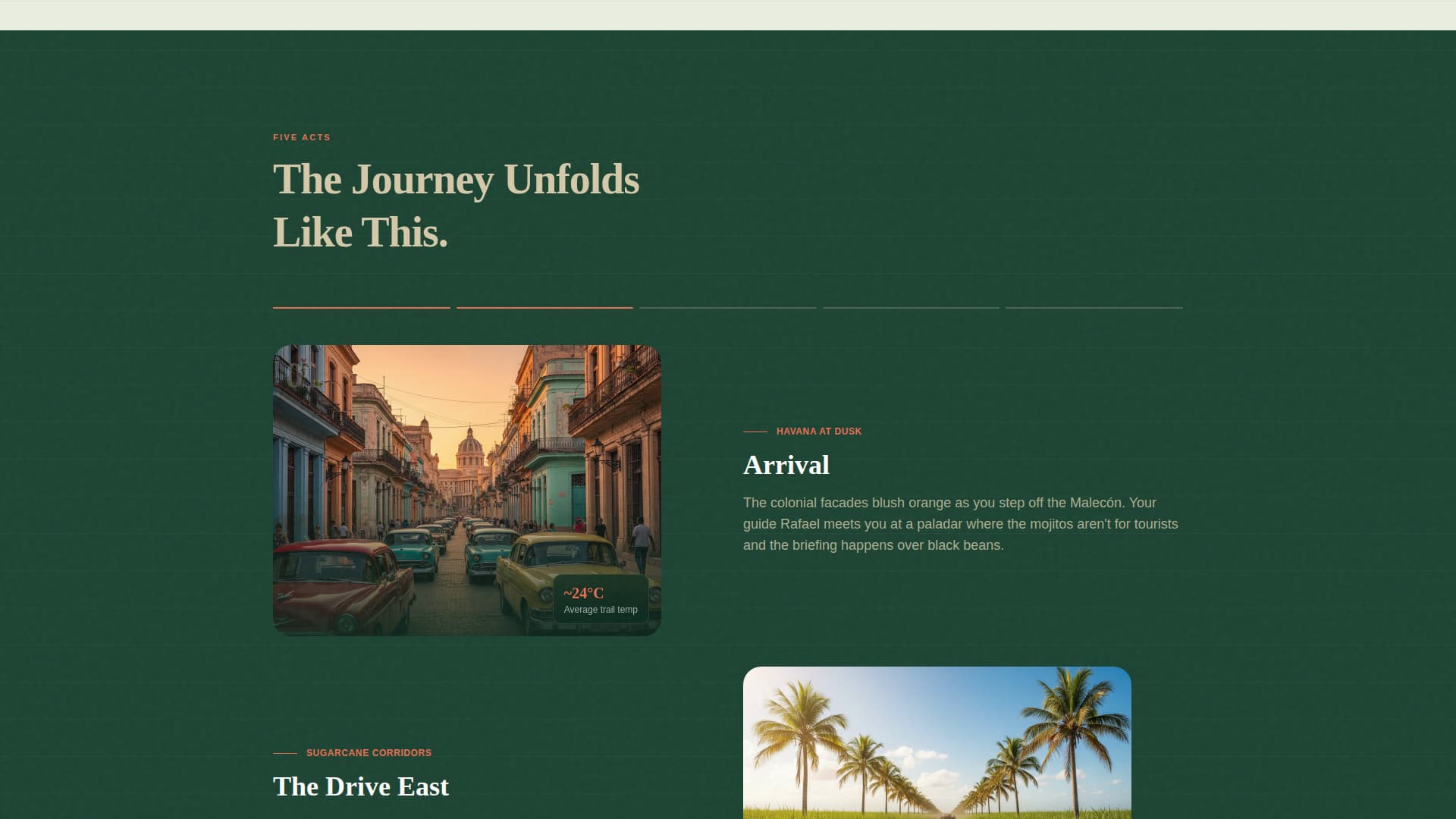 Trek - Cinematic Adventure Landing Page Template