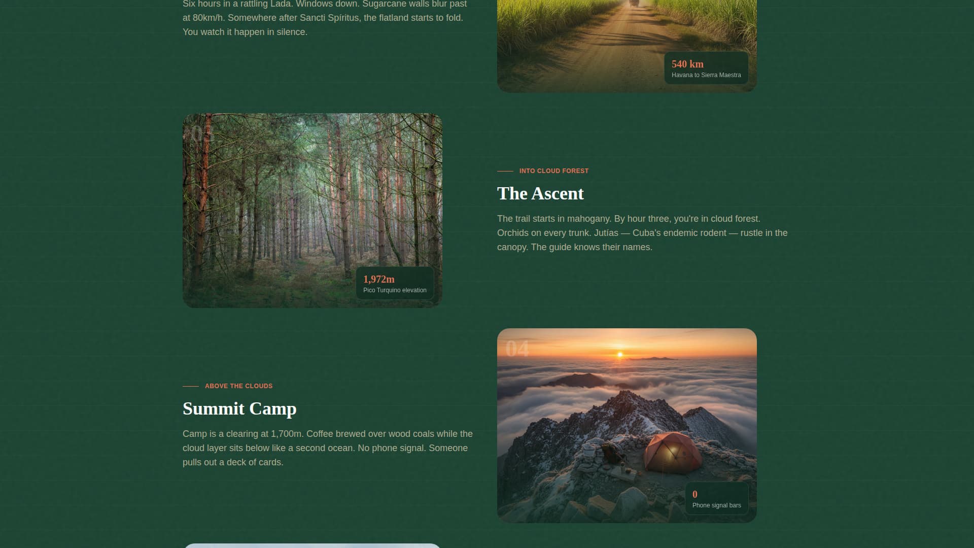 Trek - Cinematic Adventure Landing Page Template