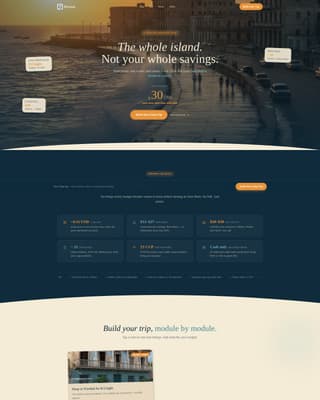 Havana - Immersive Budget Landing Page Template