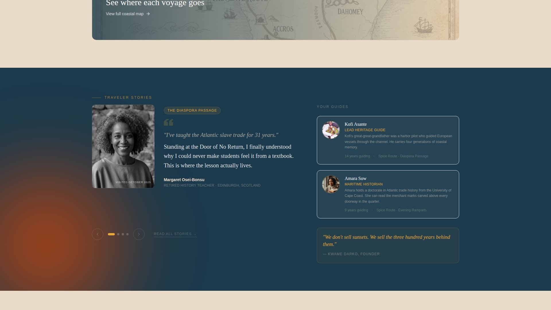 Passage - Immersive Heritage Landing Page Template