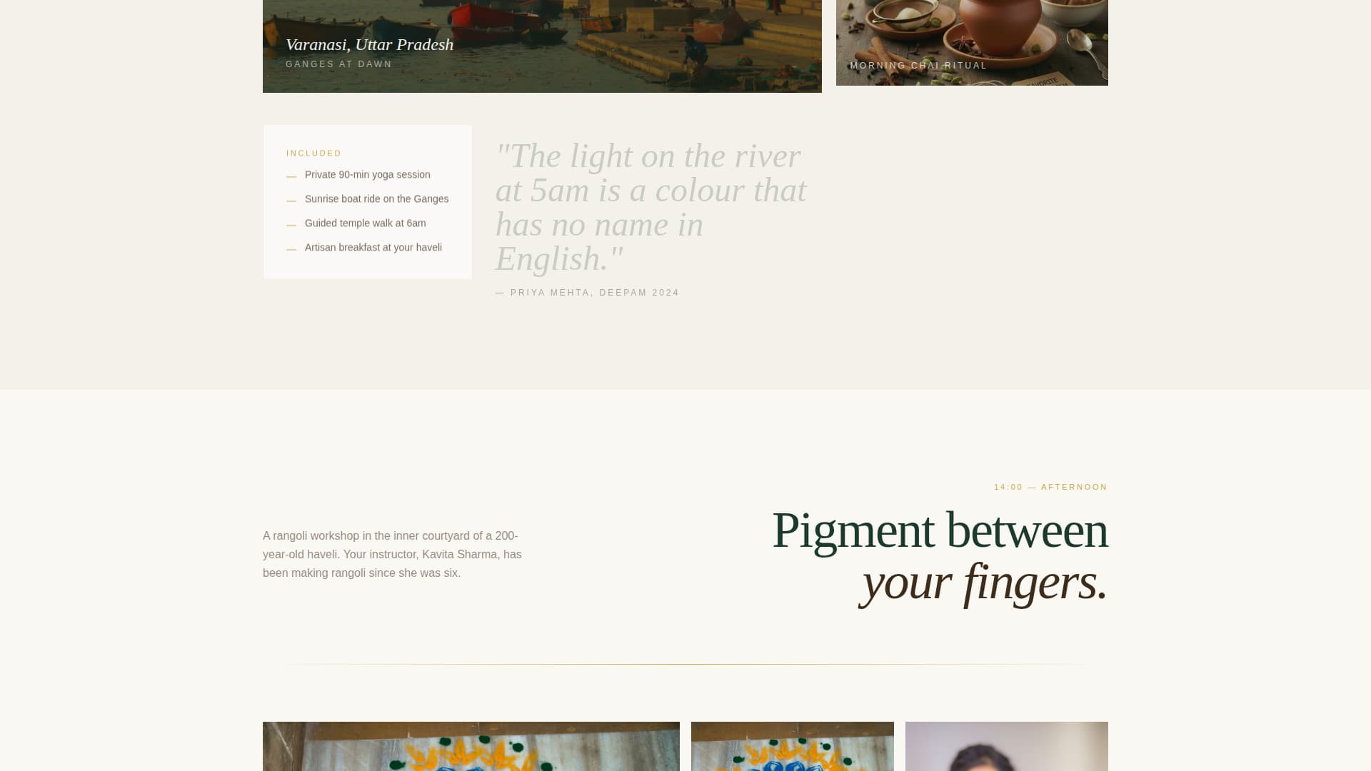 Deepam - Luminous Festival Landing Page Template