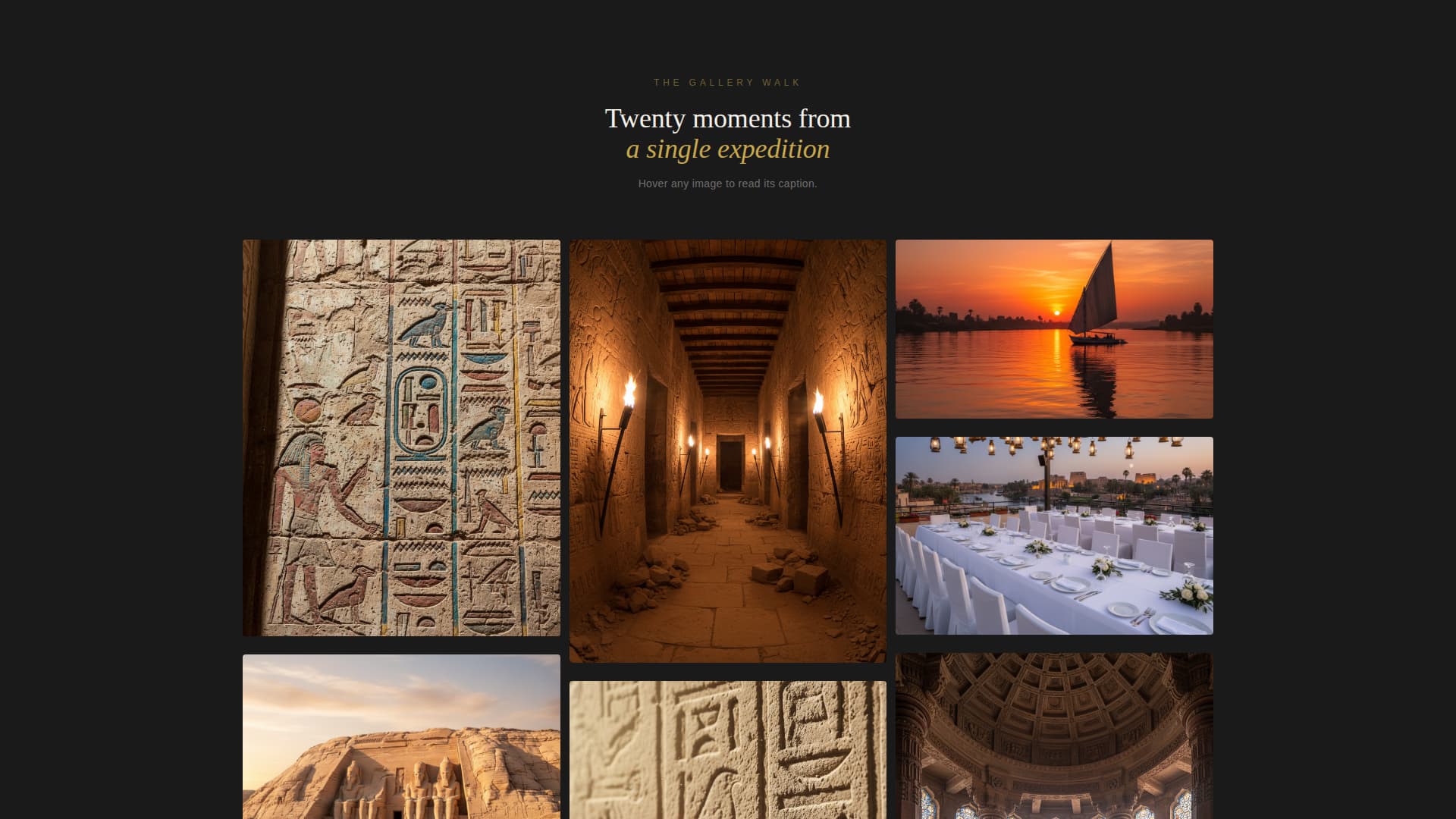 Egypt - Modern Adventure Landing Page Template