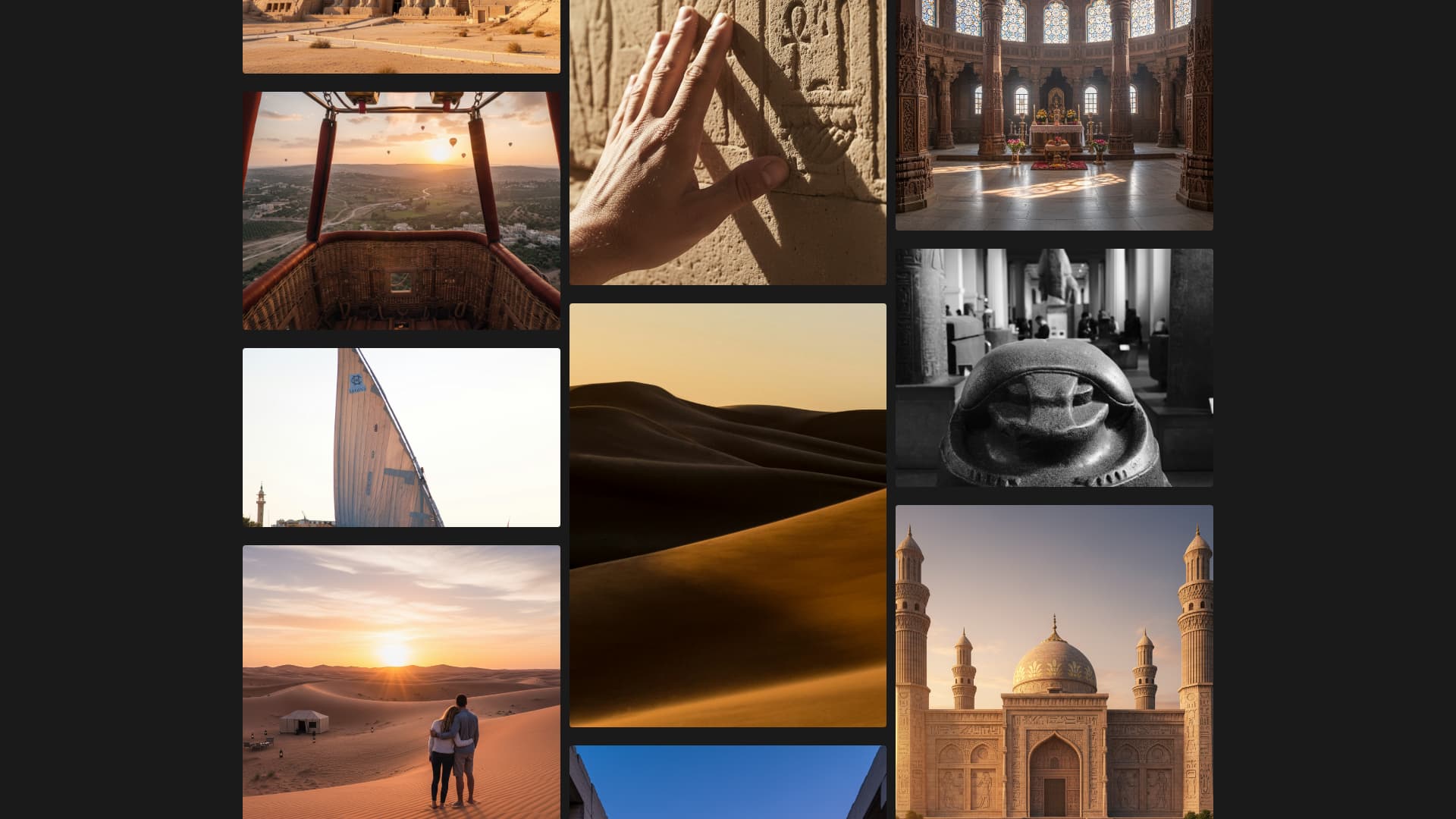 Egypt - Modern Adventure Landing Page Template