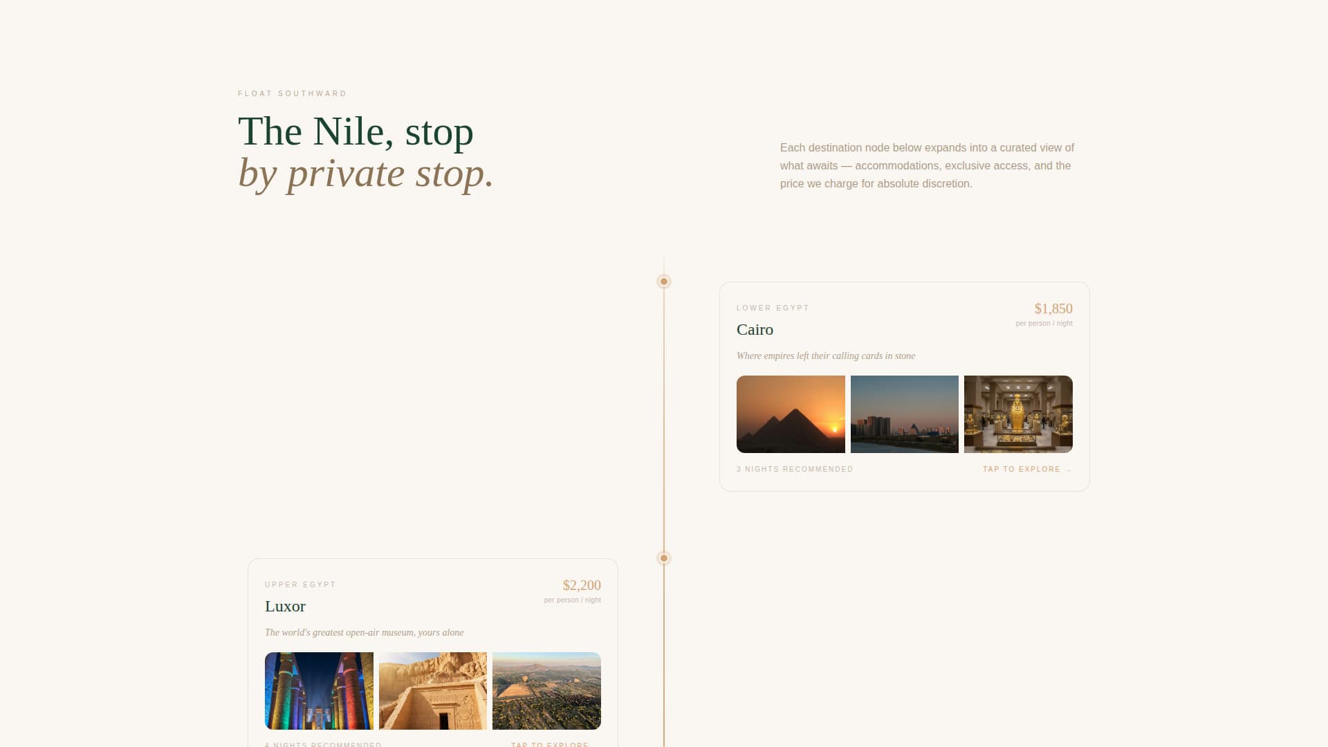 Pharaoh - Exclusive Egypt Landing Page Template