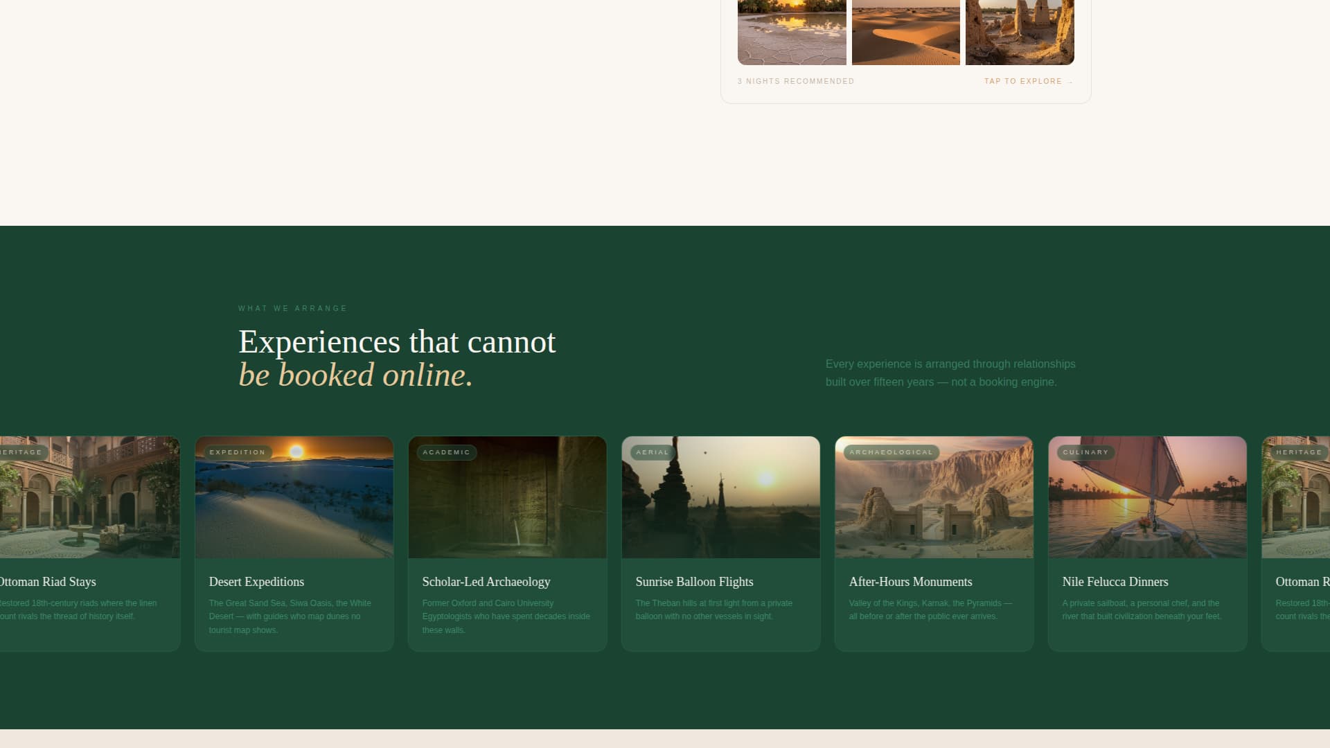 Pharaoh - Exclusive Egypt Landing Page Template