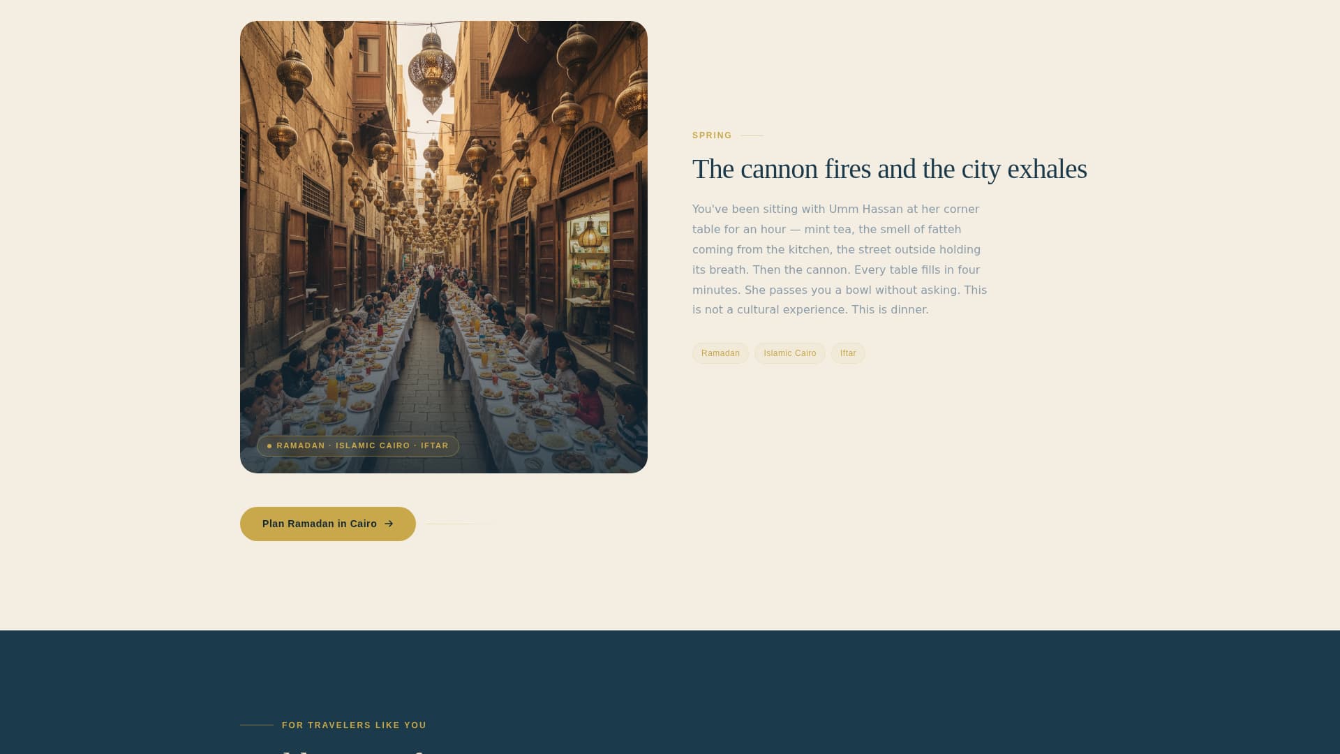 Ankh - Immersive Egypt Landing Page Template