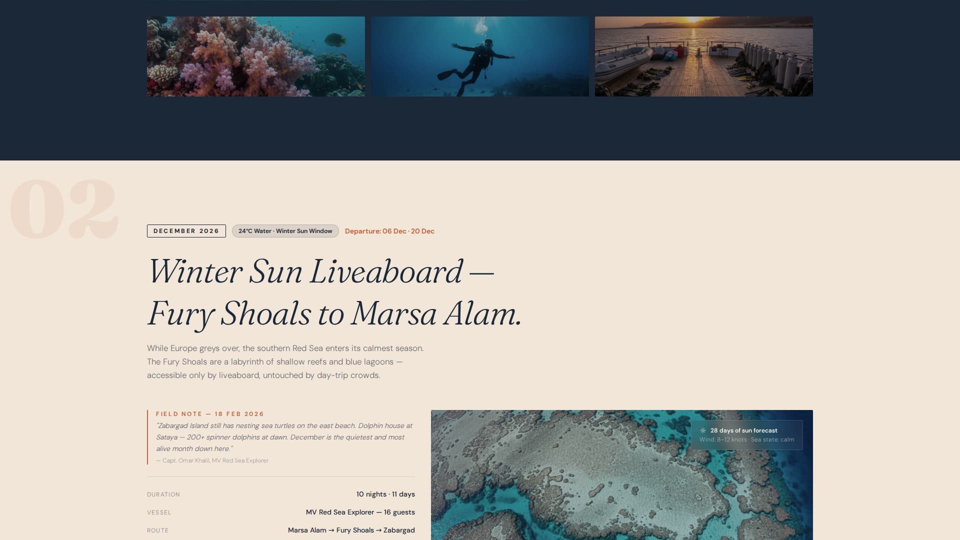 Voyage - Immersive Egypt Landing Page Template