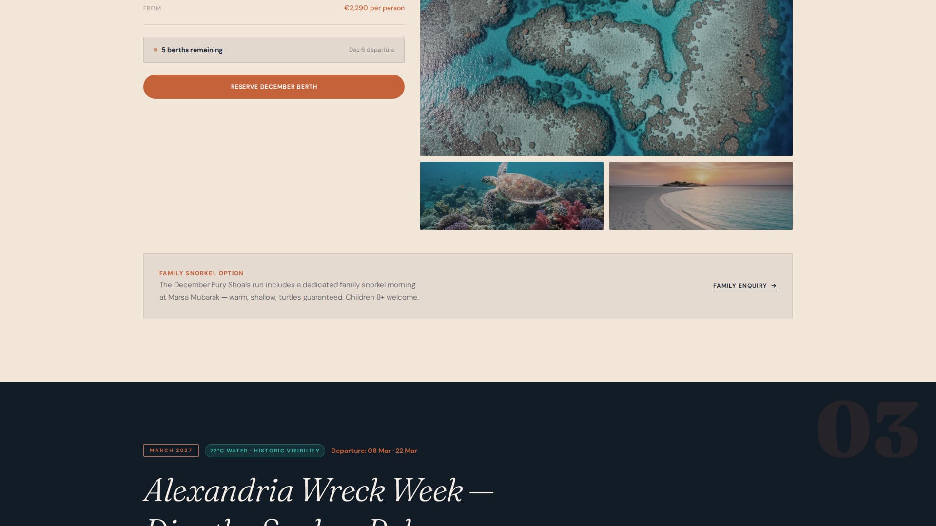 Voyage - Immersive Egypt Landing Page Template