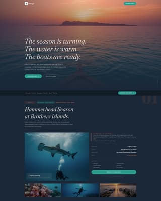 Voyage - Immersive Egypt Landing Page Template