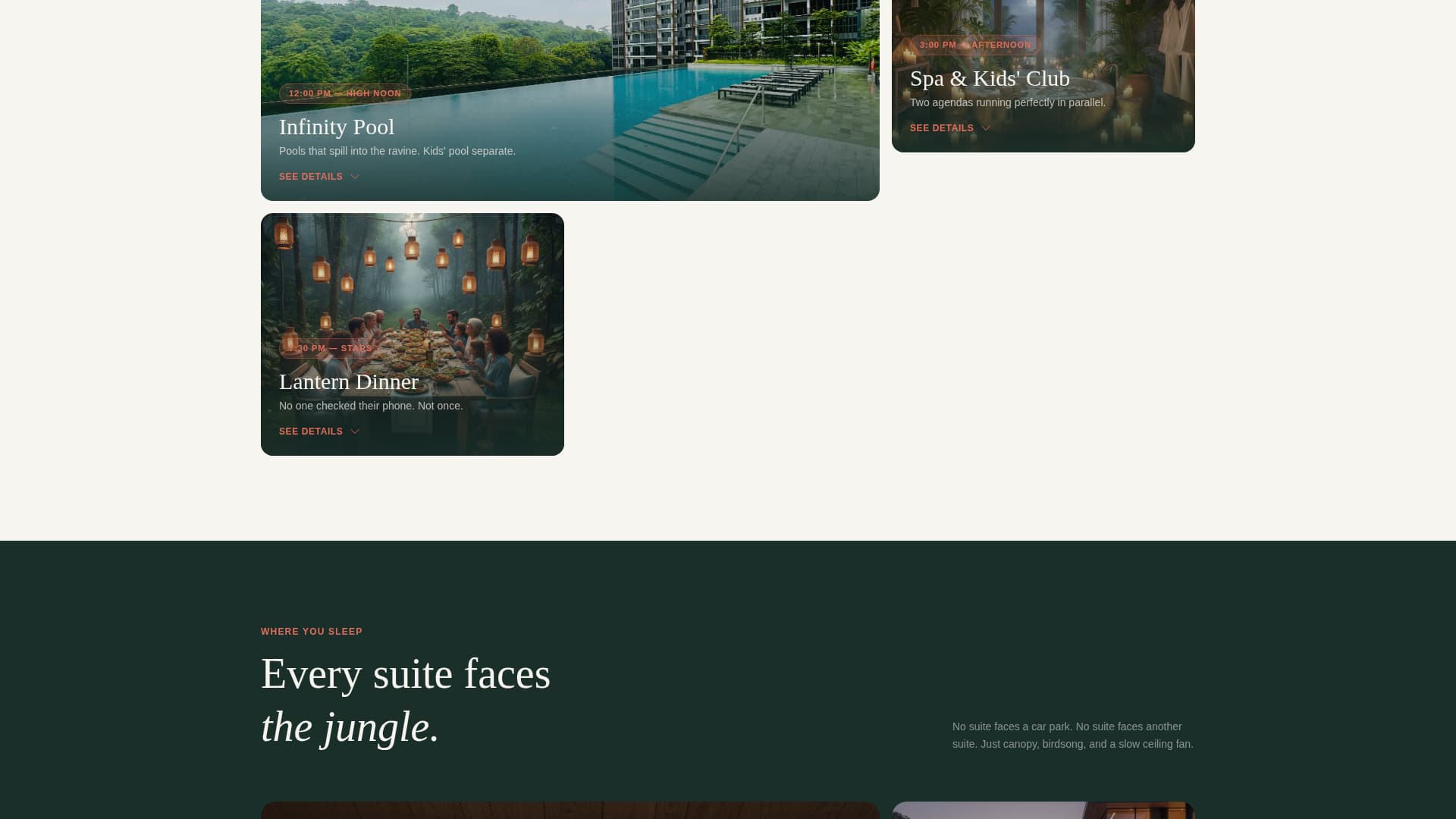 Getaway - Immersive Family Landing Page Template