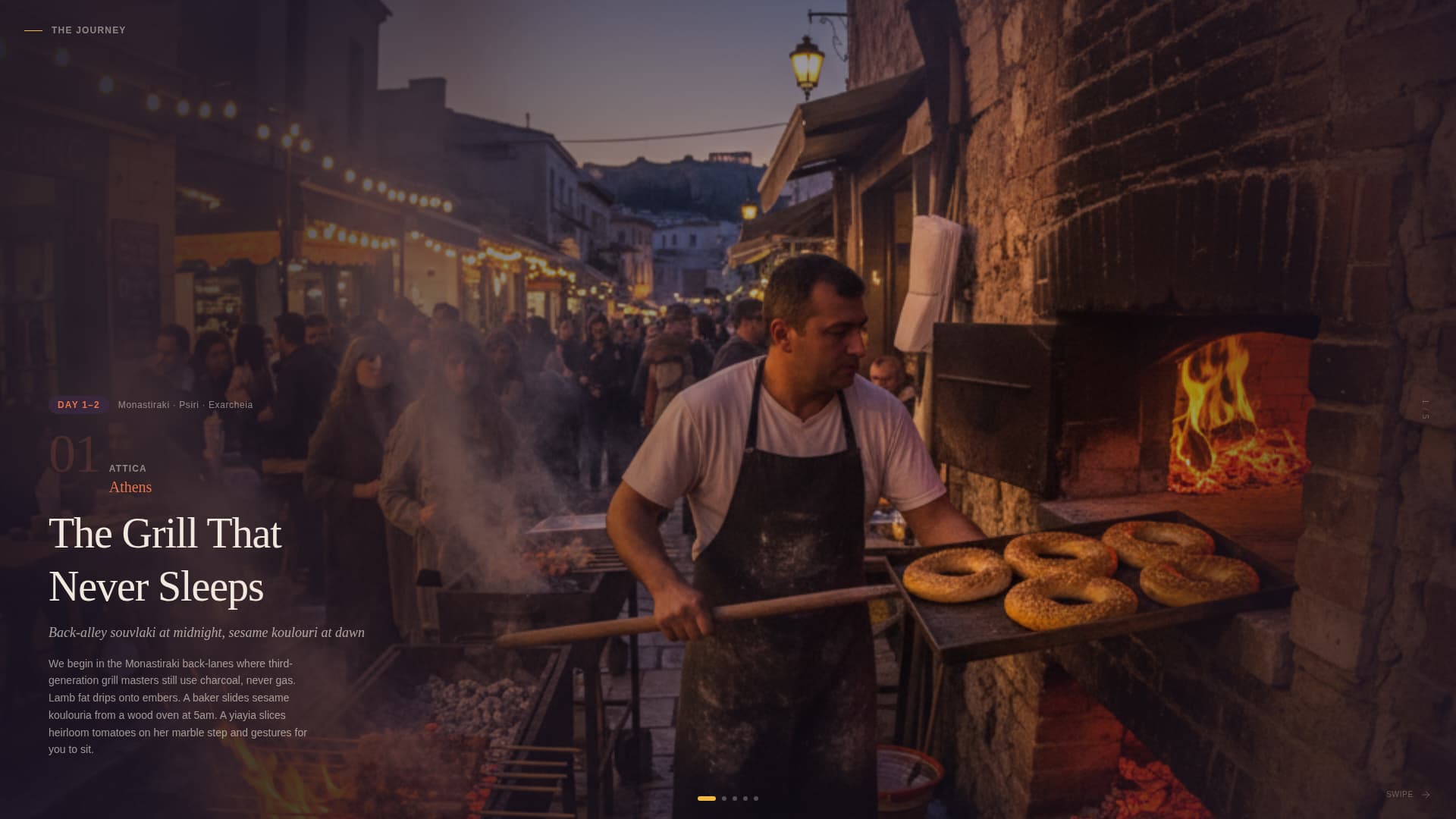 Taverna - Immersive Culinary Landing Page Template