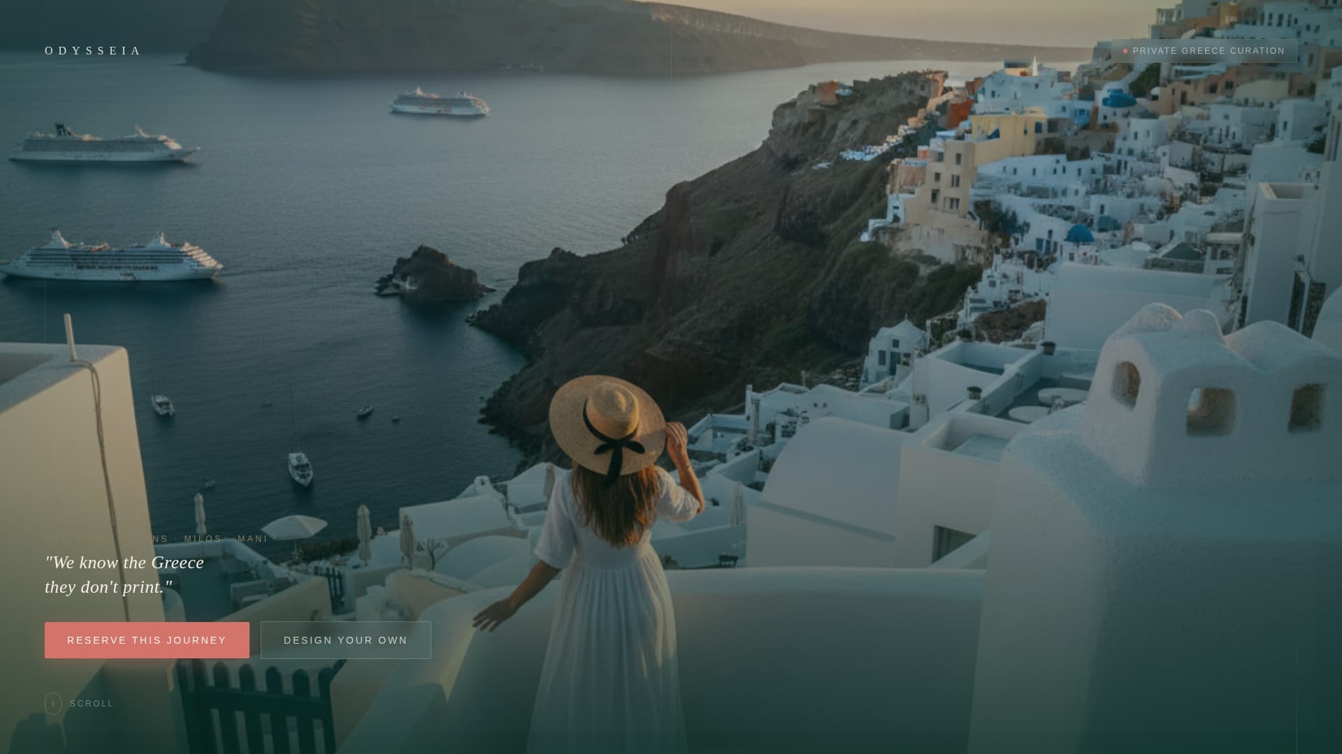 Aegean - Neoretro Travel Landing Page Template