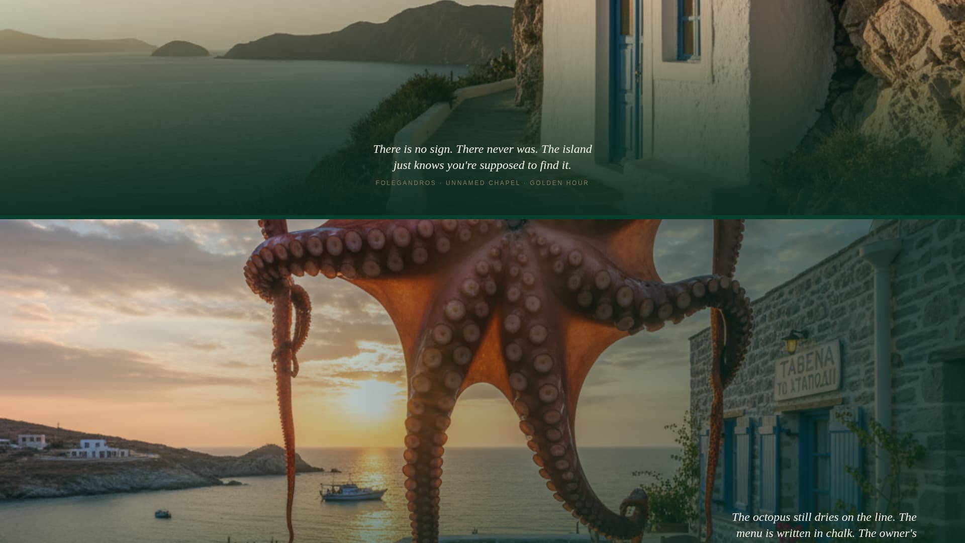 Aegean - Neoretro Travel Landing Page Template