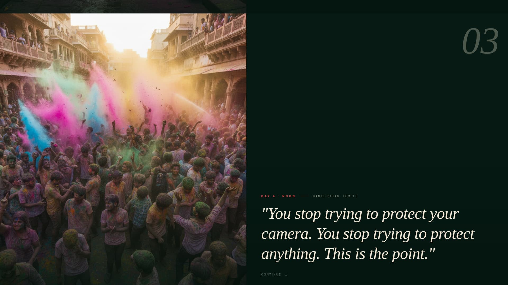 Rang - Immersive Festival Landing Page Template