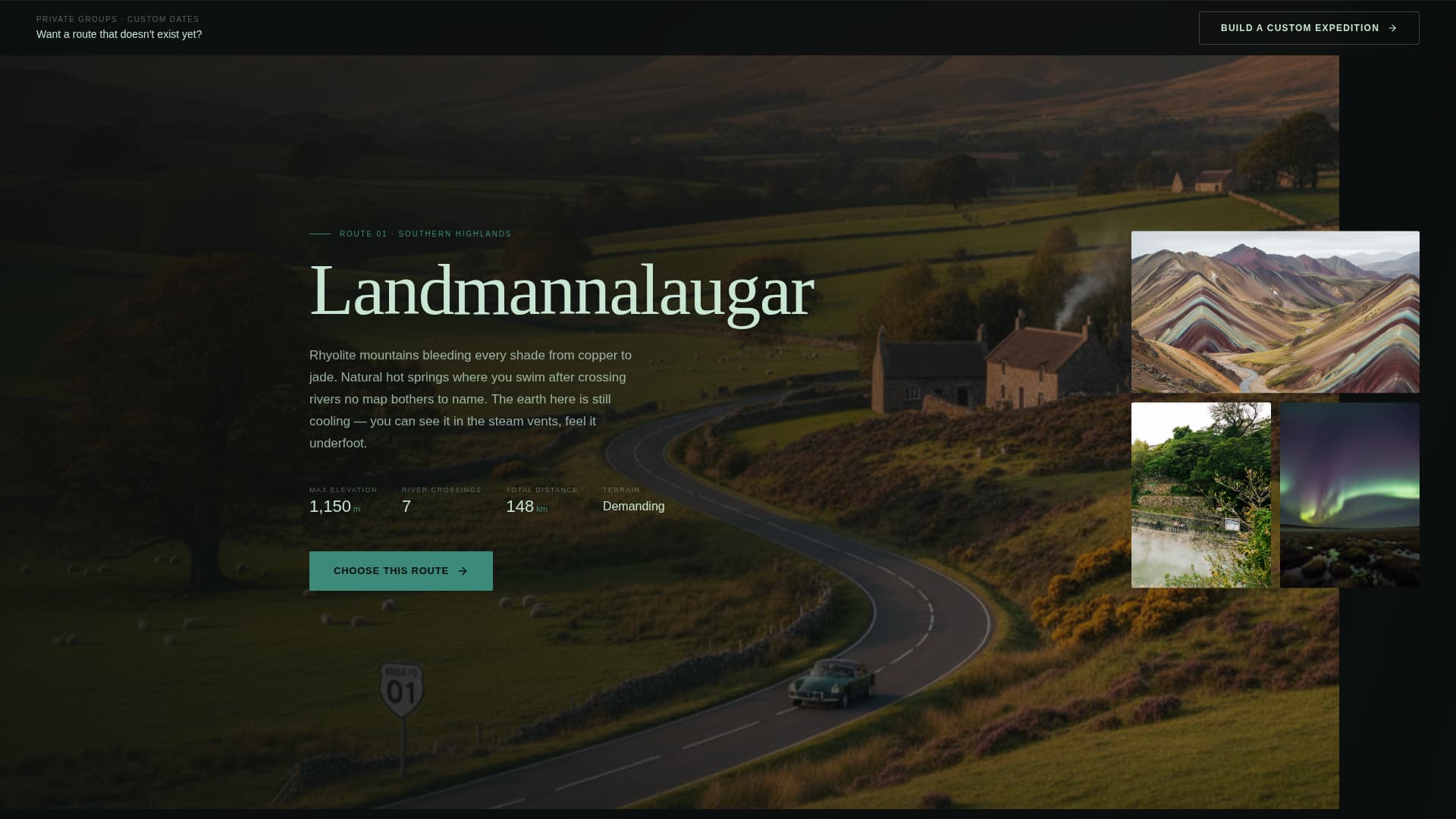 Traverse - Immersive Adventure Landing Page Template