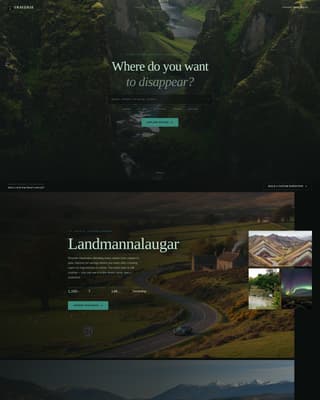 Iceland Travel Professional Website Template