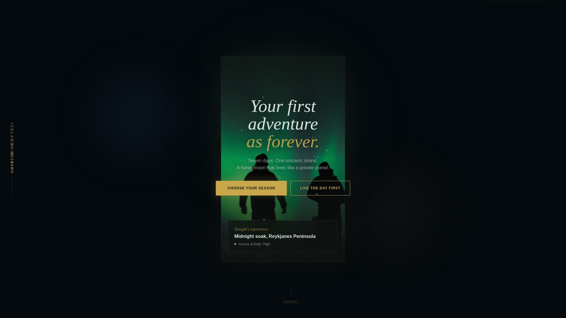 Iceland Travel Specialist Booking Website Template