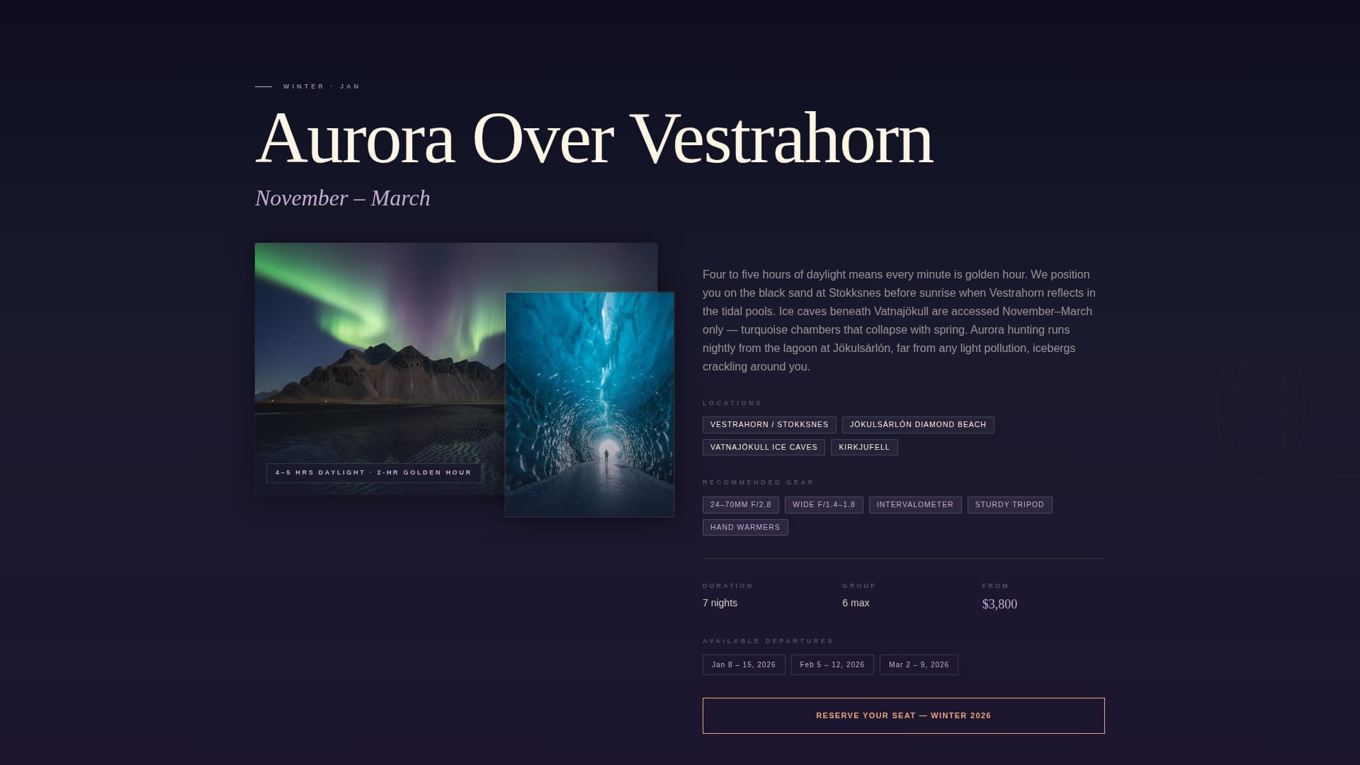 Shutter - Breathtaking Photography Landing Page Template