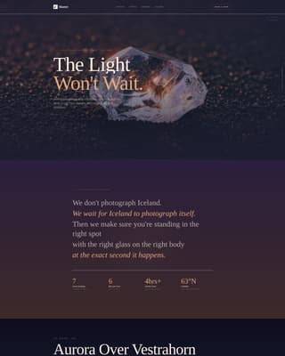 Iceland Travel Booking Website Template