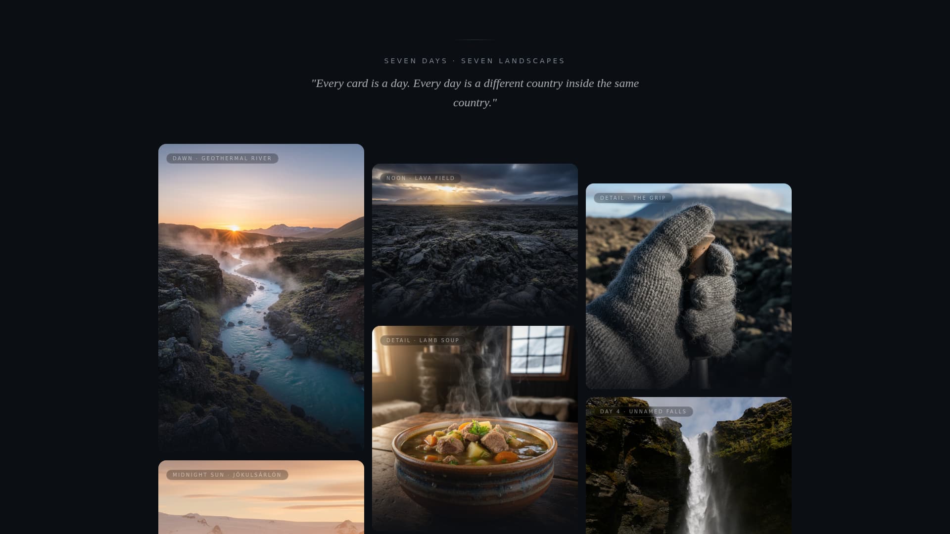 Solstice - Immersive Solotravel Landing Page Template