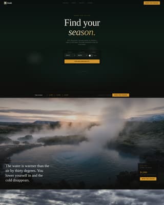 Iceland Travel Premium Booking Website Template