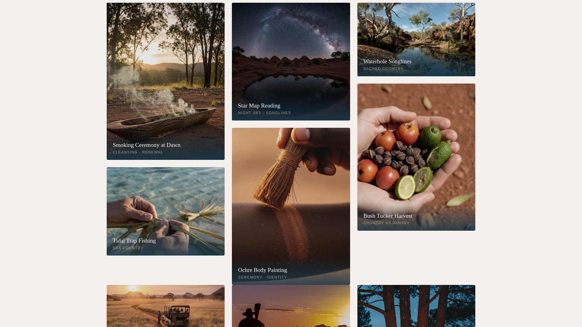 Waypoint - Immersive Indigenous Landing Page Template