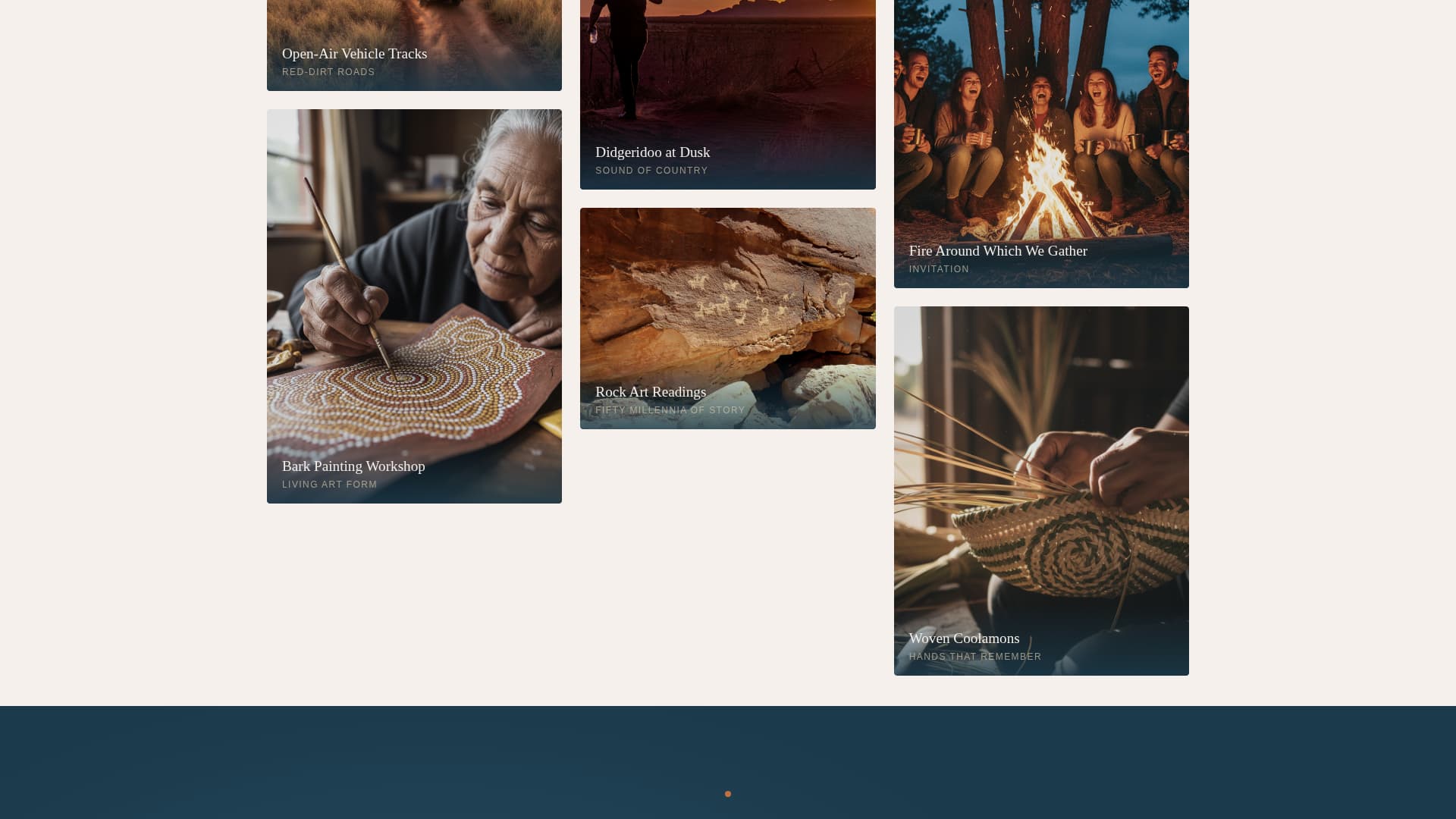 Waypoint - Immersive Indigenous Landing Page Template