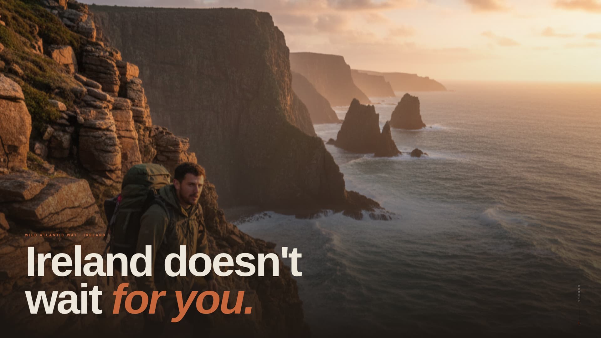 Roam - Immersive Adventure Landing Page Template