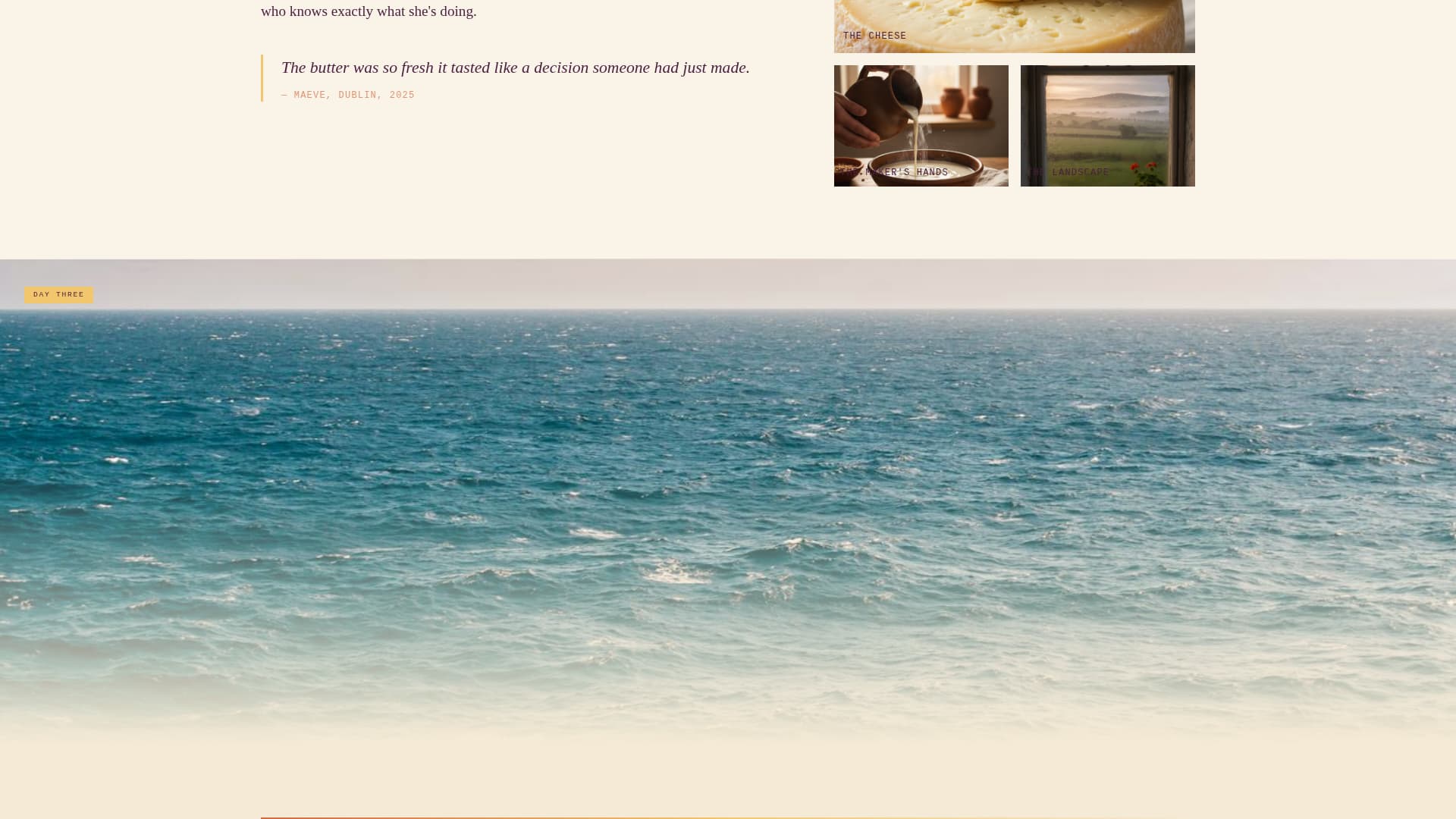 Slinte - Immersive Culinary Landing Page Template