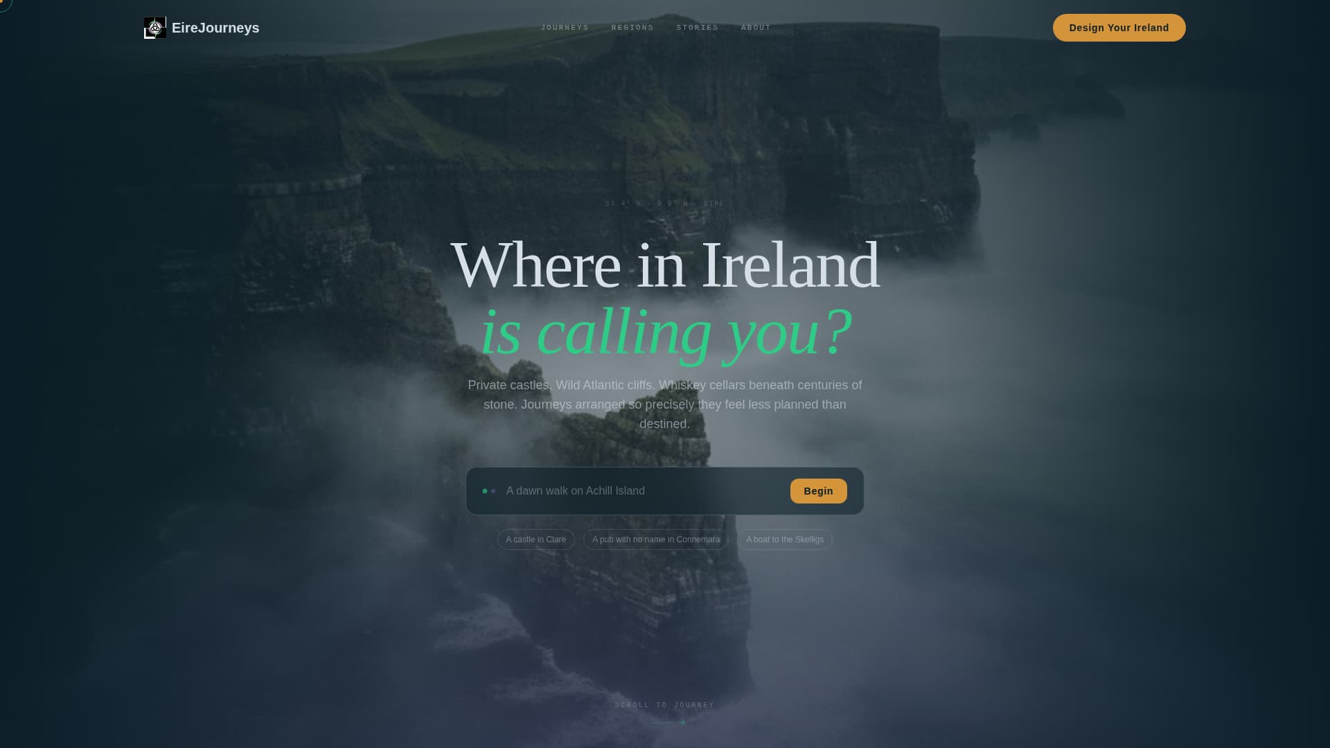 Ireland - Premium Luxury Landing Page Template