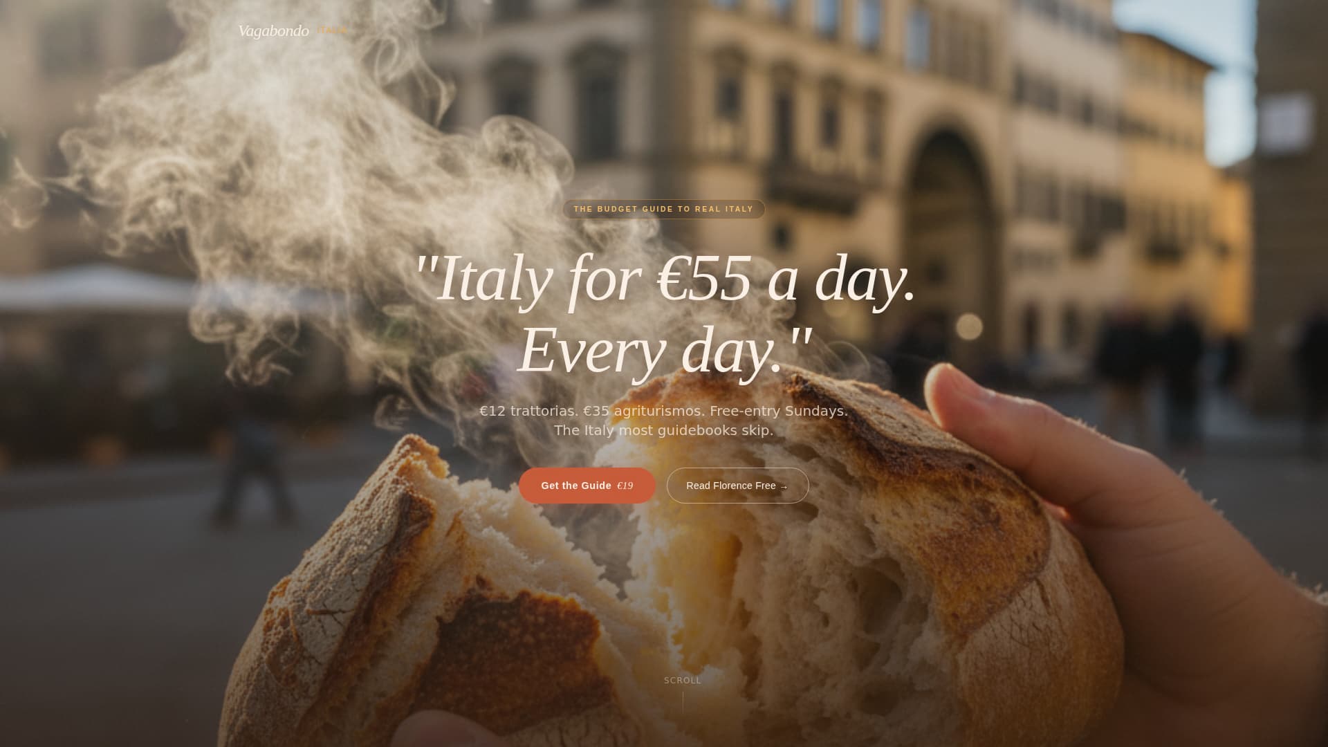 Vagabondo - Immersive Budgettravel Landing Page Template