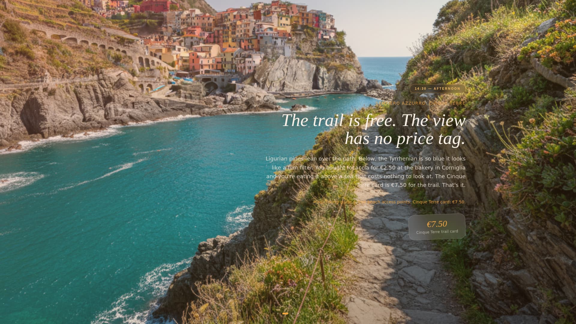 Vagabondo - Immersive Budgettravel Landing Page Template