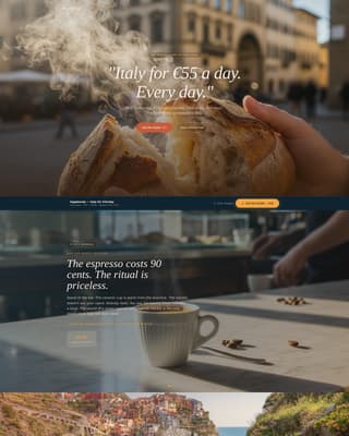 Italy Travel Professional Website Template