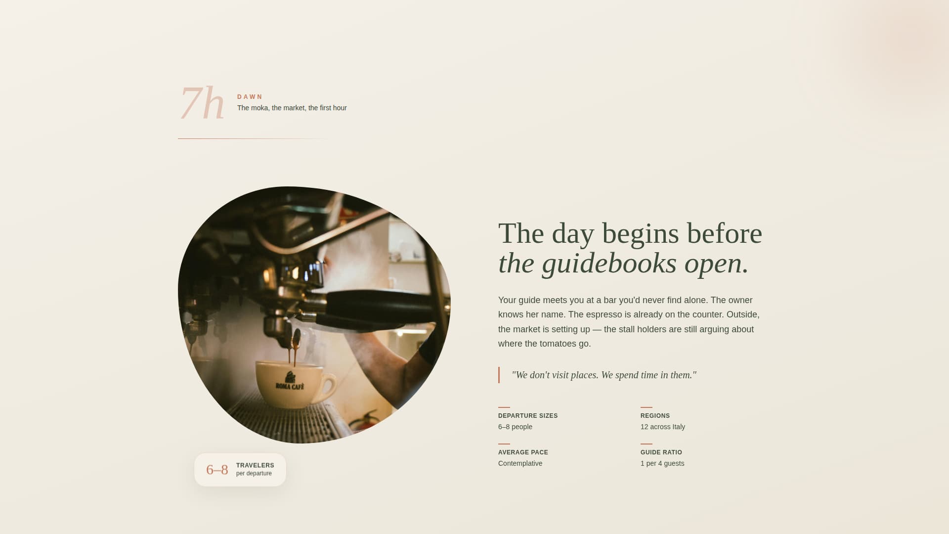 Giornata - Immersive Italy Landing Page Template