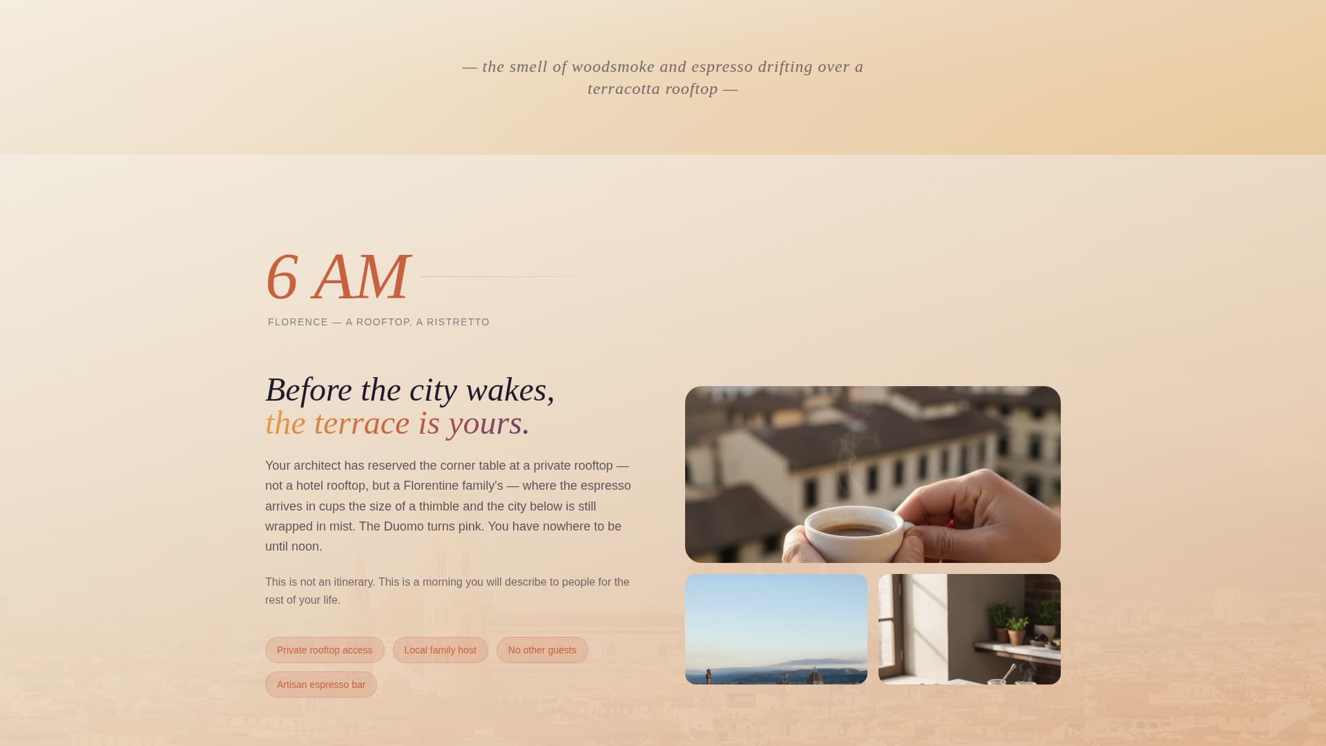 Viaggio - Exclusive Italy Landing Page Template