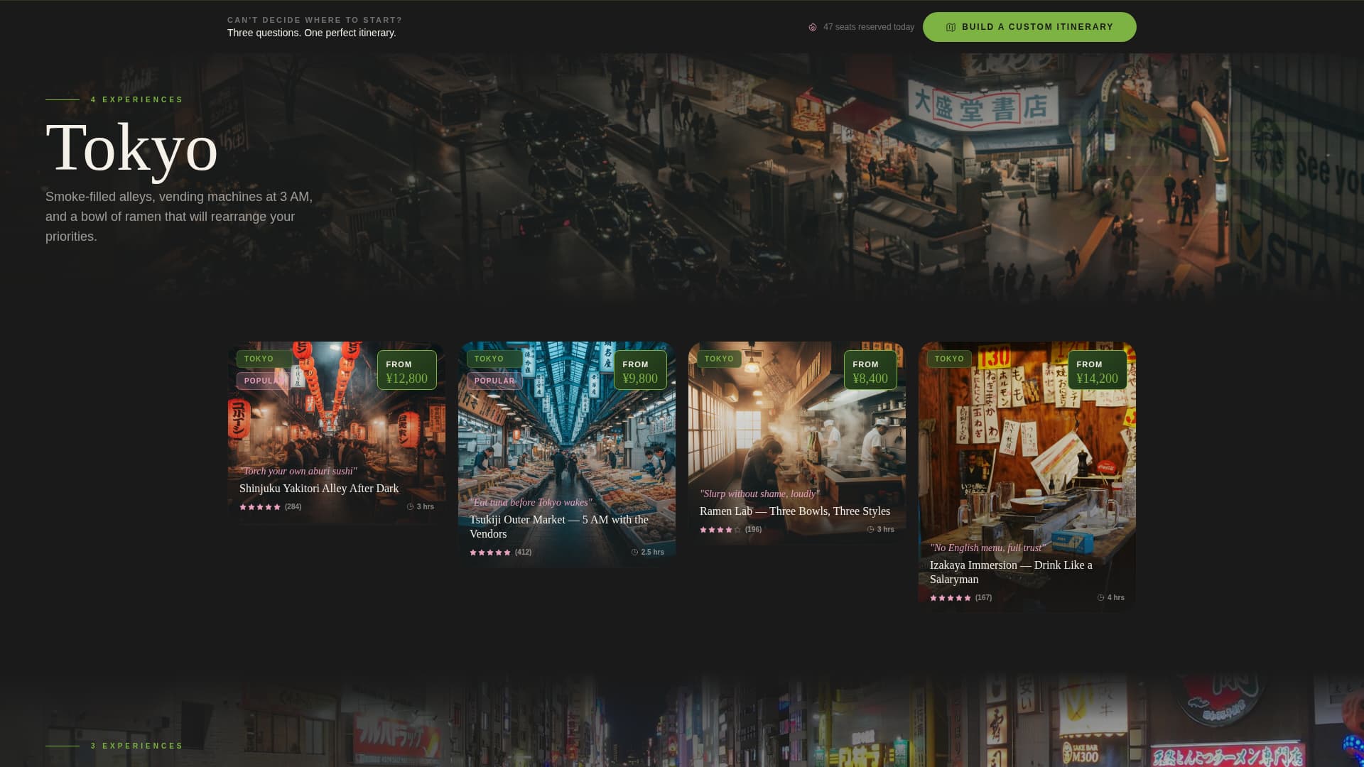 Umami - Immersive Culinary Landing Page Template