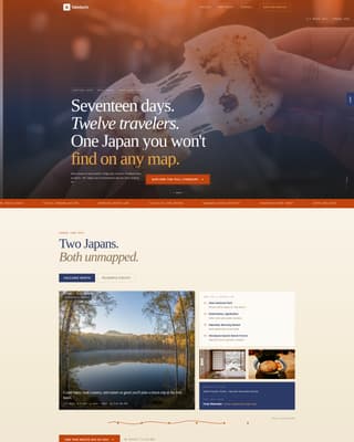 Japan Travel Professional Website Template