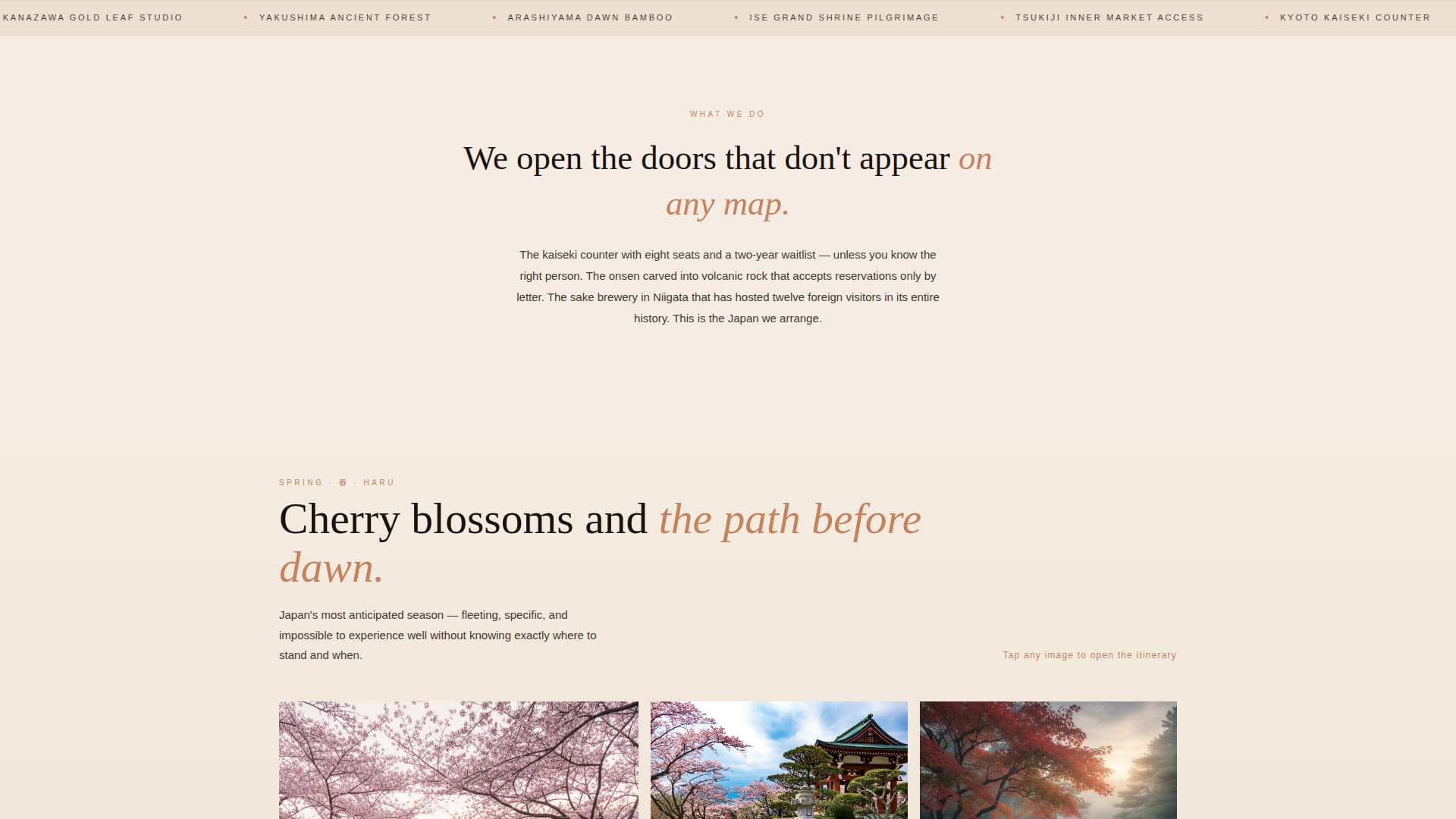 Omakase - Exclusive Japan Landing Page Template