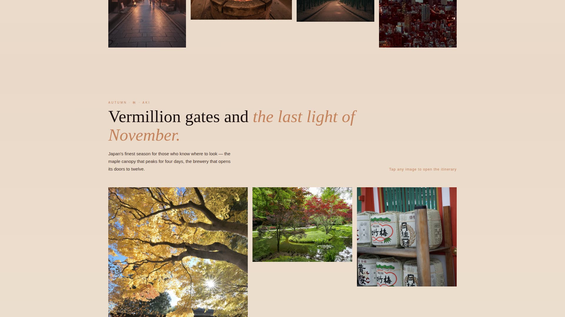 Omakase - Exclusive Japan Landing Page Template