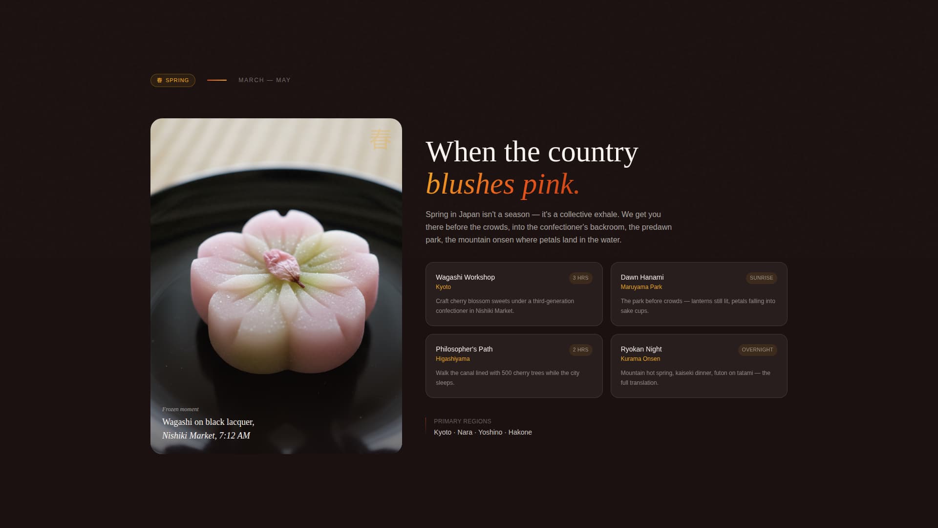 Tabi - Immersive Japan Landing Page Template