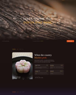 Japan Travel Advanced Booking Website Template