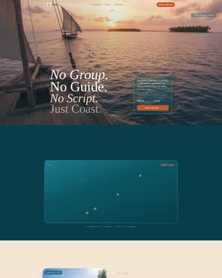Safari - Immersive Solotravel Landing Page Template