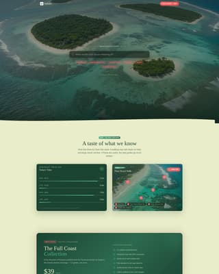 Safari - Immersive Coastal Landing Page Template